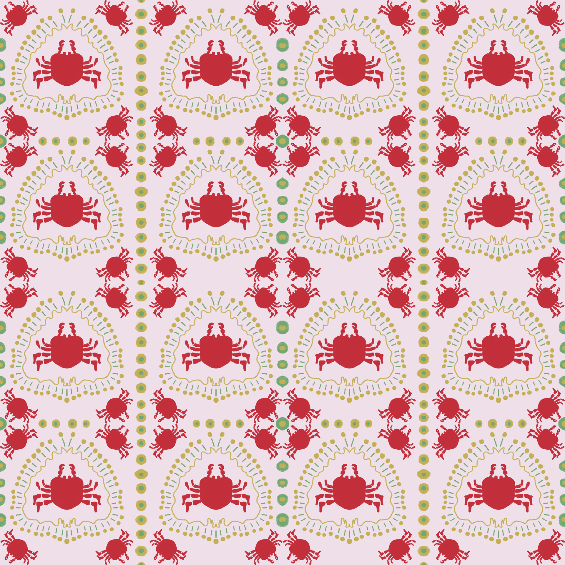 Crabs, Pink (JA284)