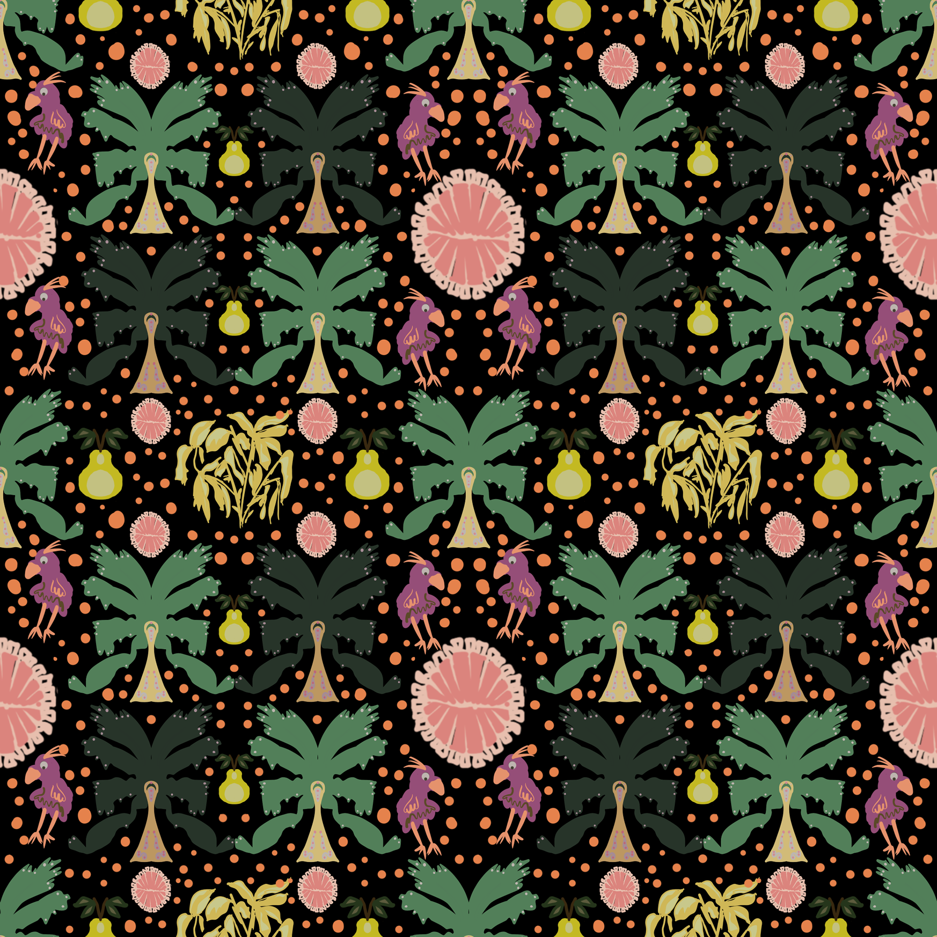Parrot Dreams, Night (JA273)