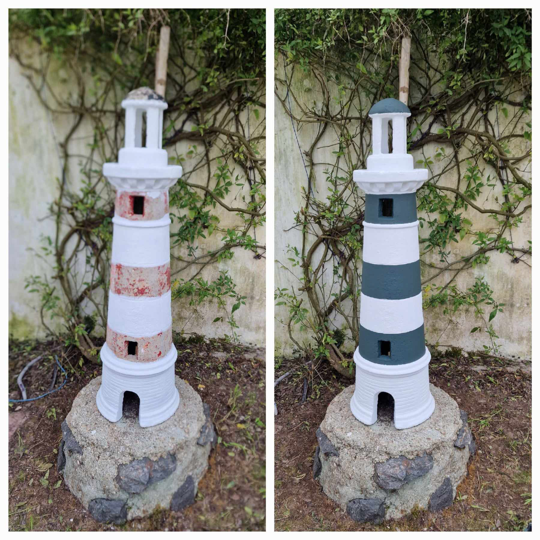Un petit coup de peinture pour ce super phare de fabrication artisanal