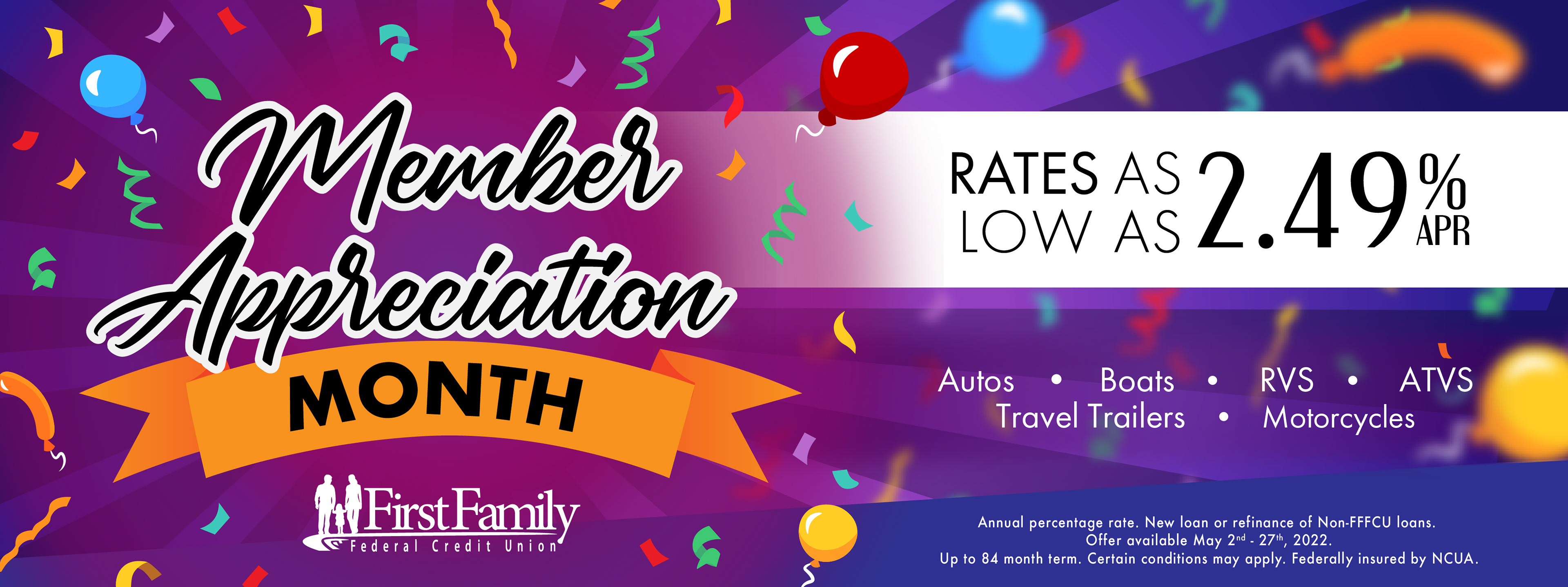 Member Apprection Month FFCU Ad