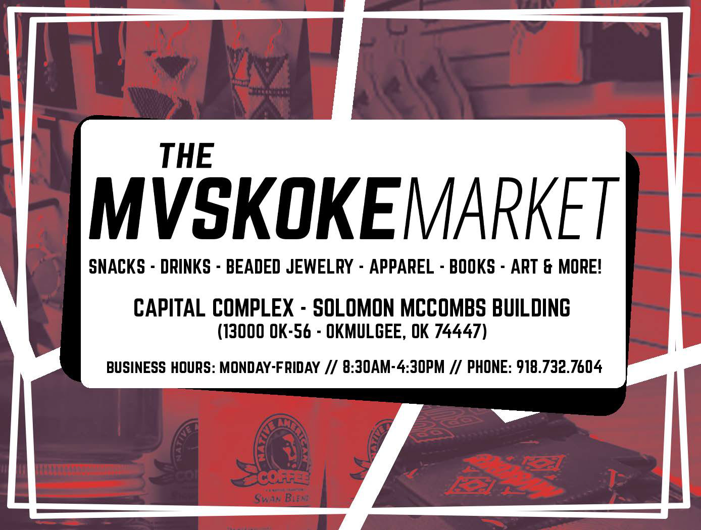 Mvskoke Market Newspaper Ad