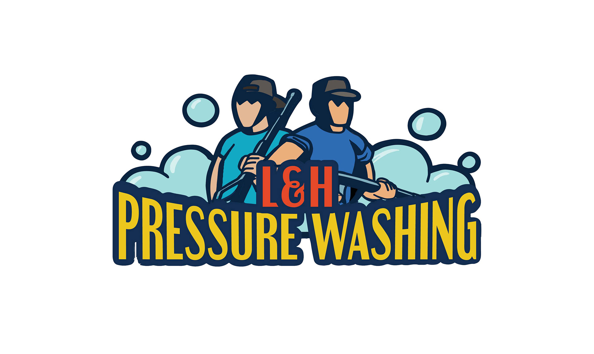 L&H Pressure Washing Logo