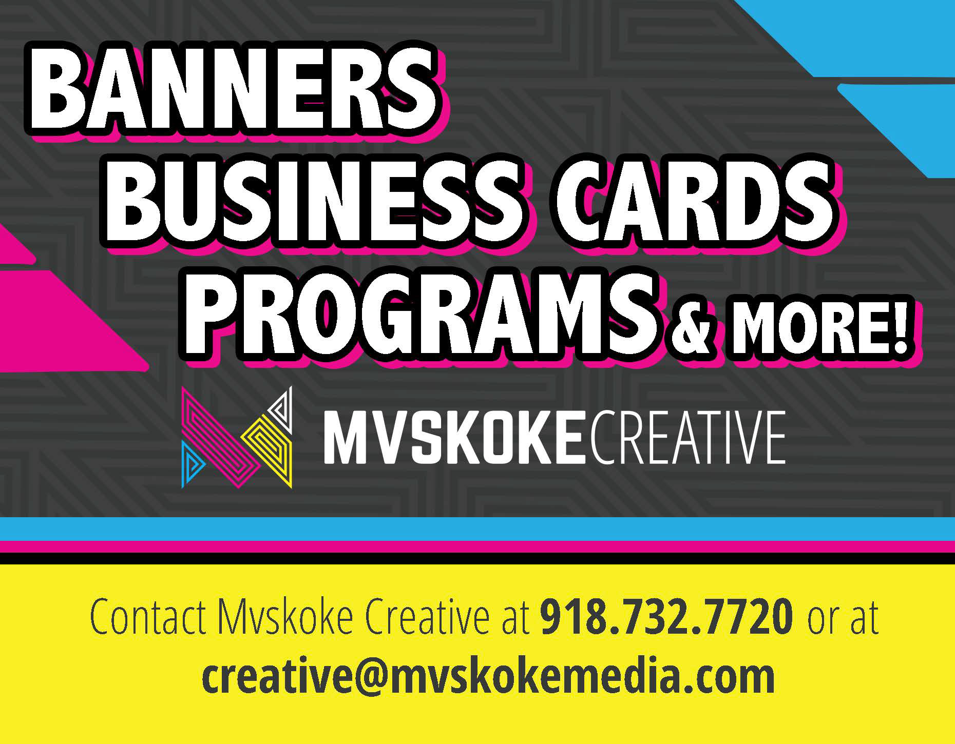 Mvskoke Media Newspaper Ad