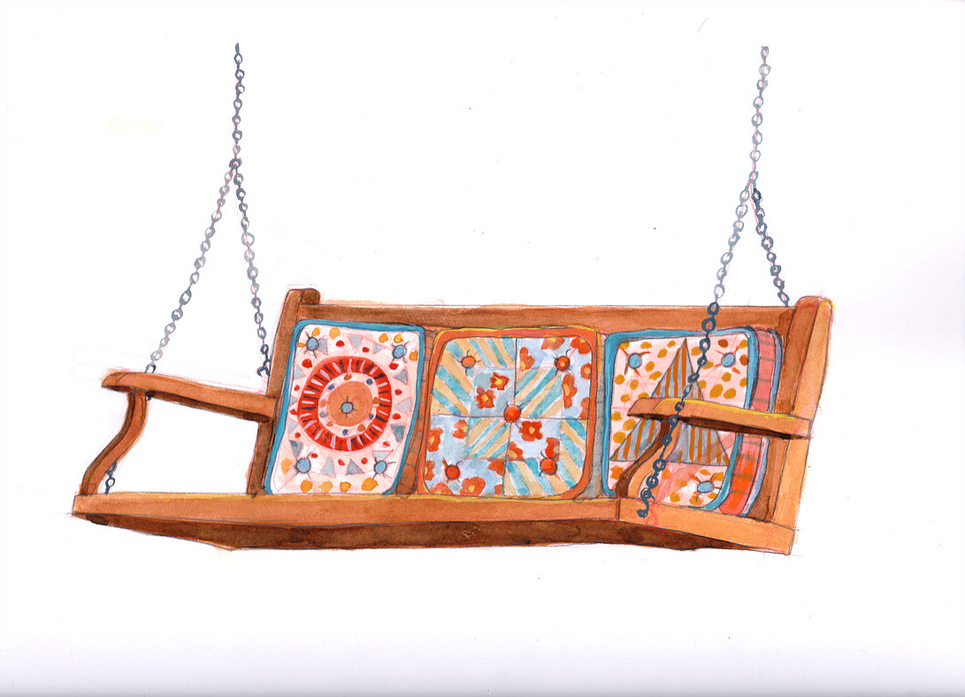 Illustration for "Southern Hygge", a book about Southern hospitality and culture.