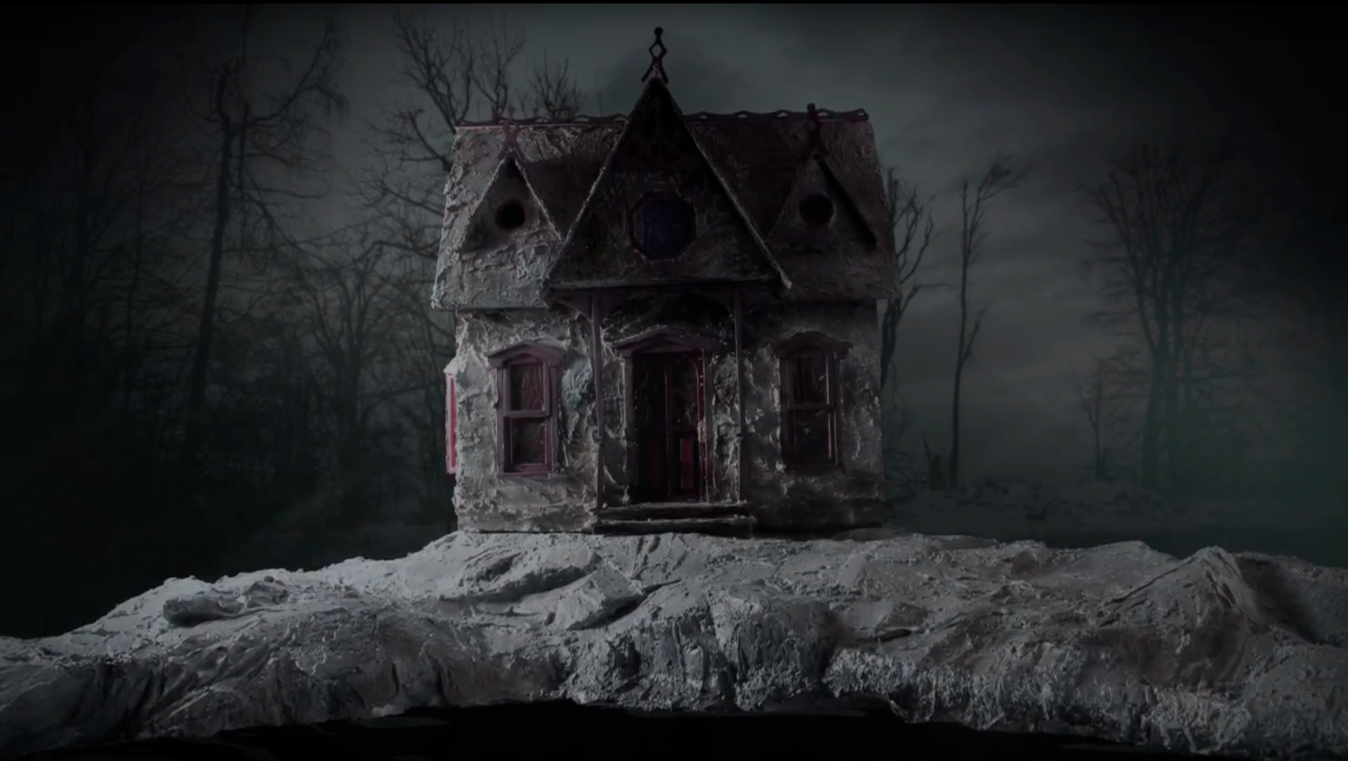 Finished frame of collapsible dollhouse with custom finish from Body My House