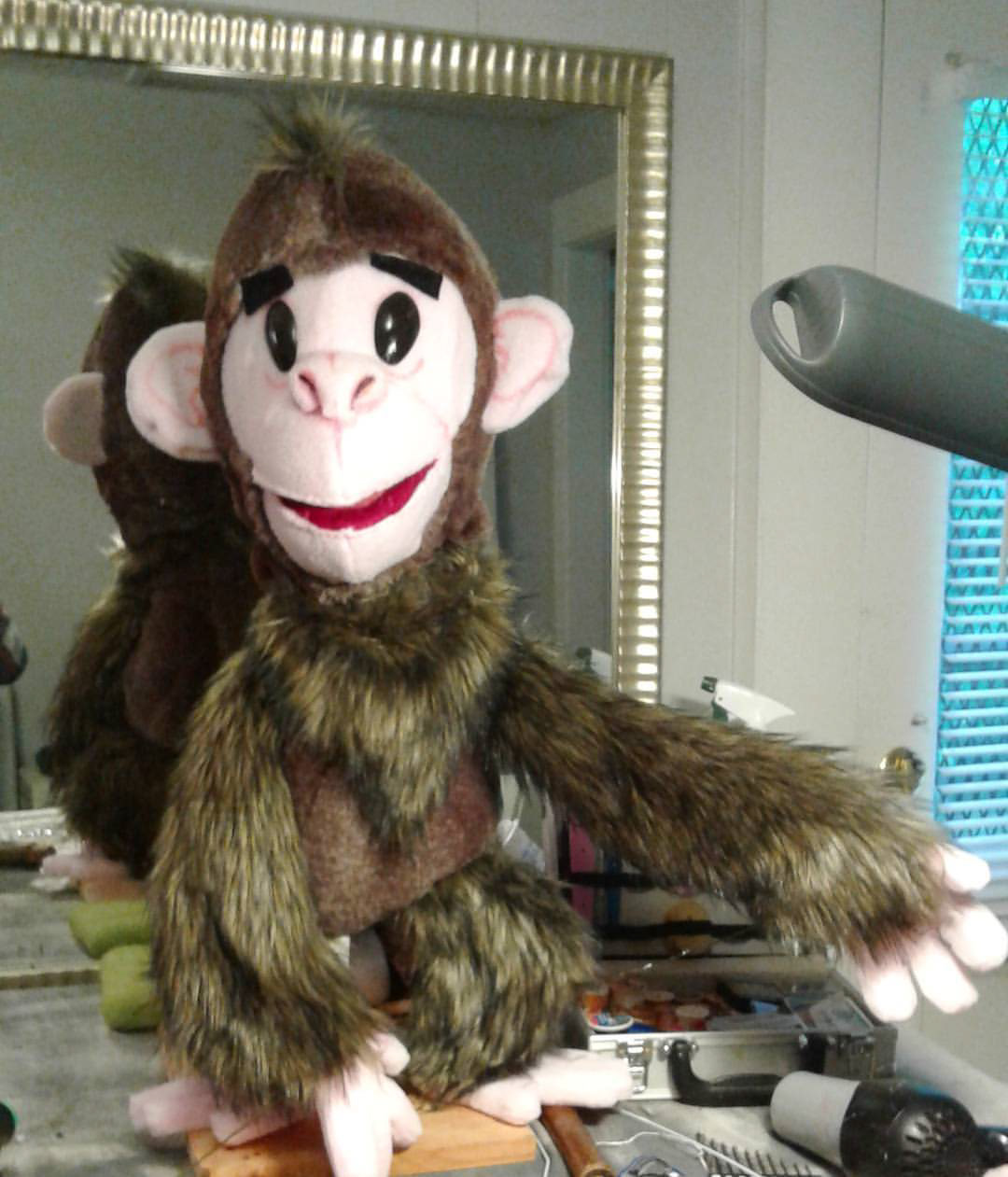 Monkey puppet design for The Monkey and the Popcorn