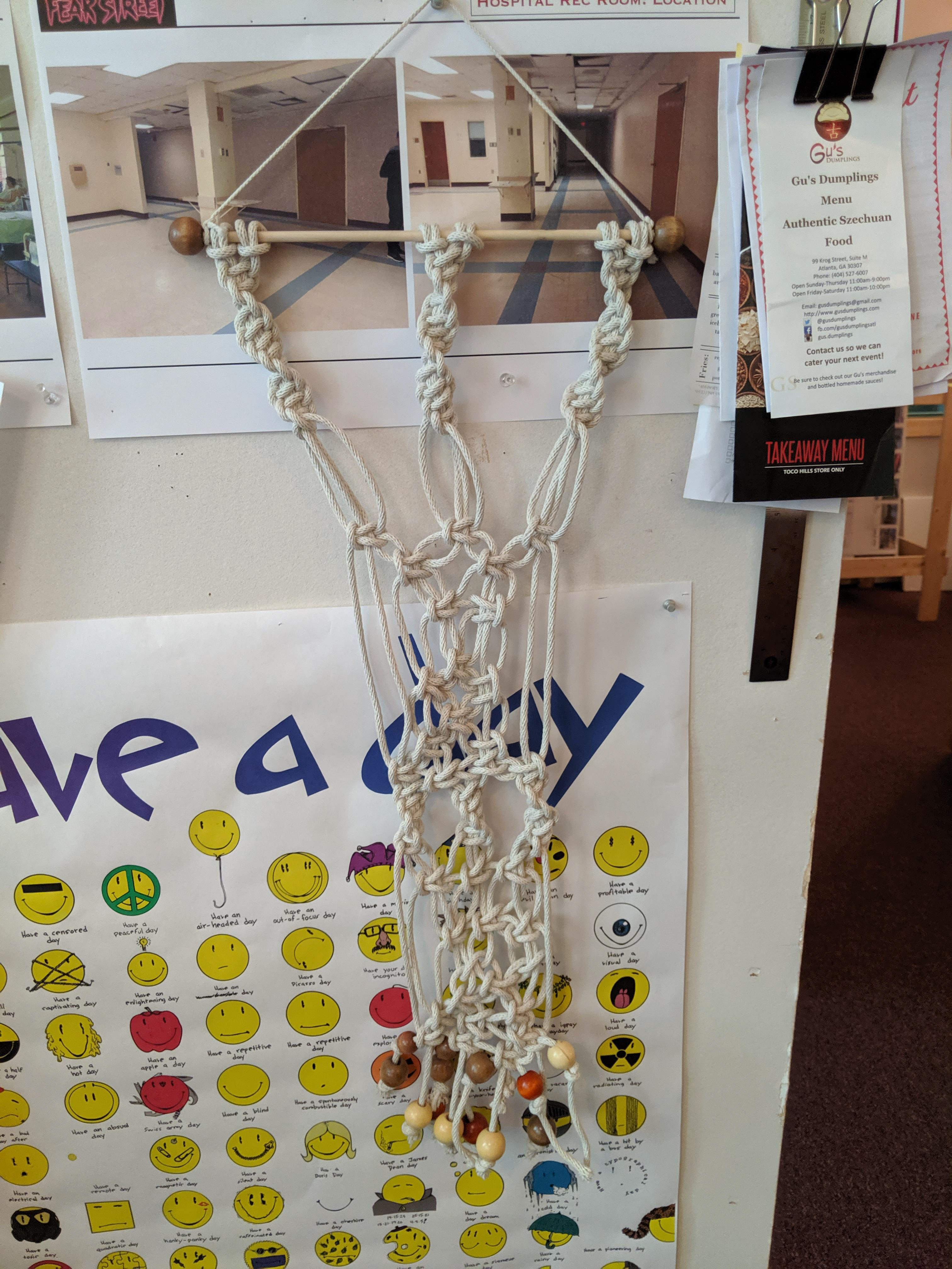 Macrame wall hanging