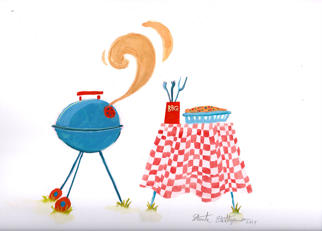 Illustration for "Southern Hygge", a book about Southern hospitality and culture.