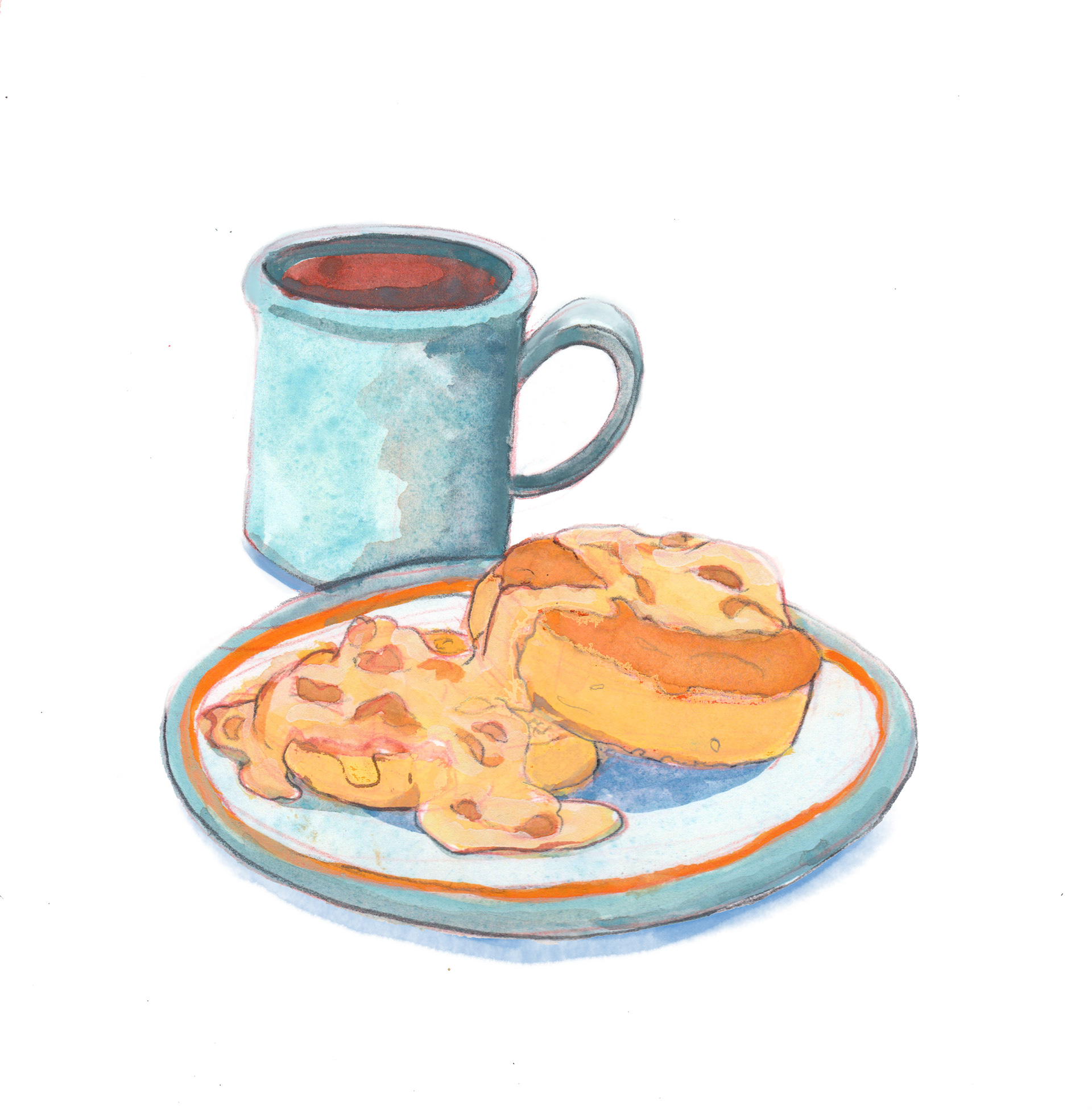 Illustration for "Southern Hygge", a book about Southern hospitality and culture.