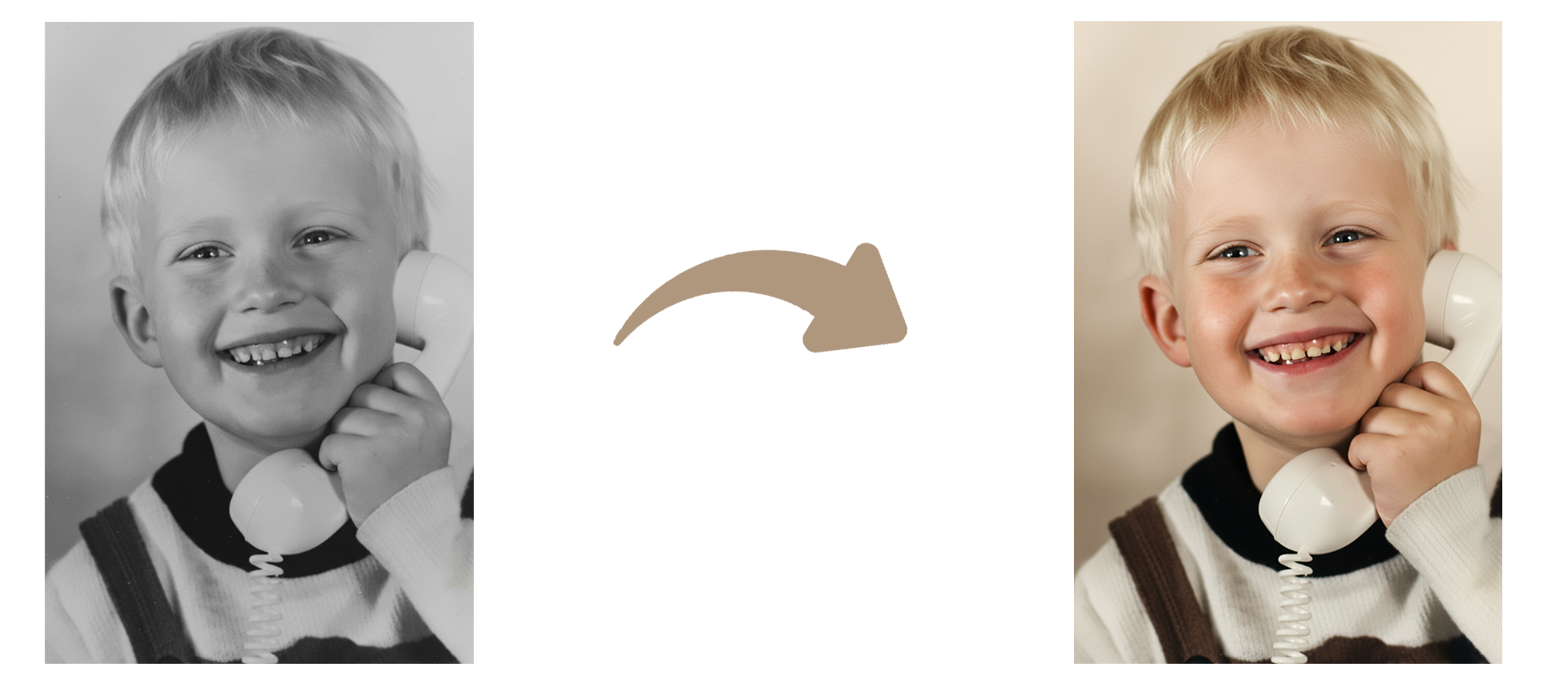 alten Aufnahmen Farbe geben