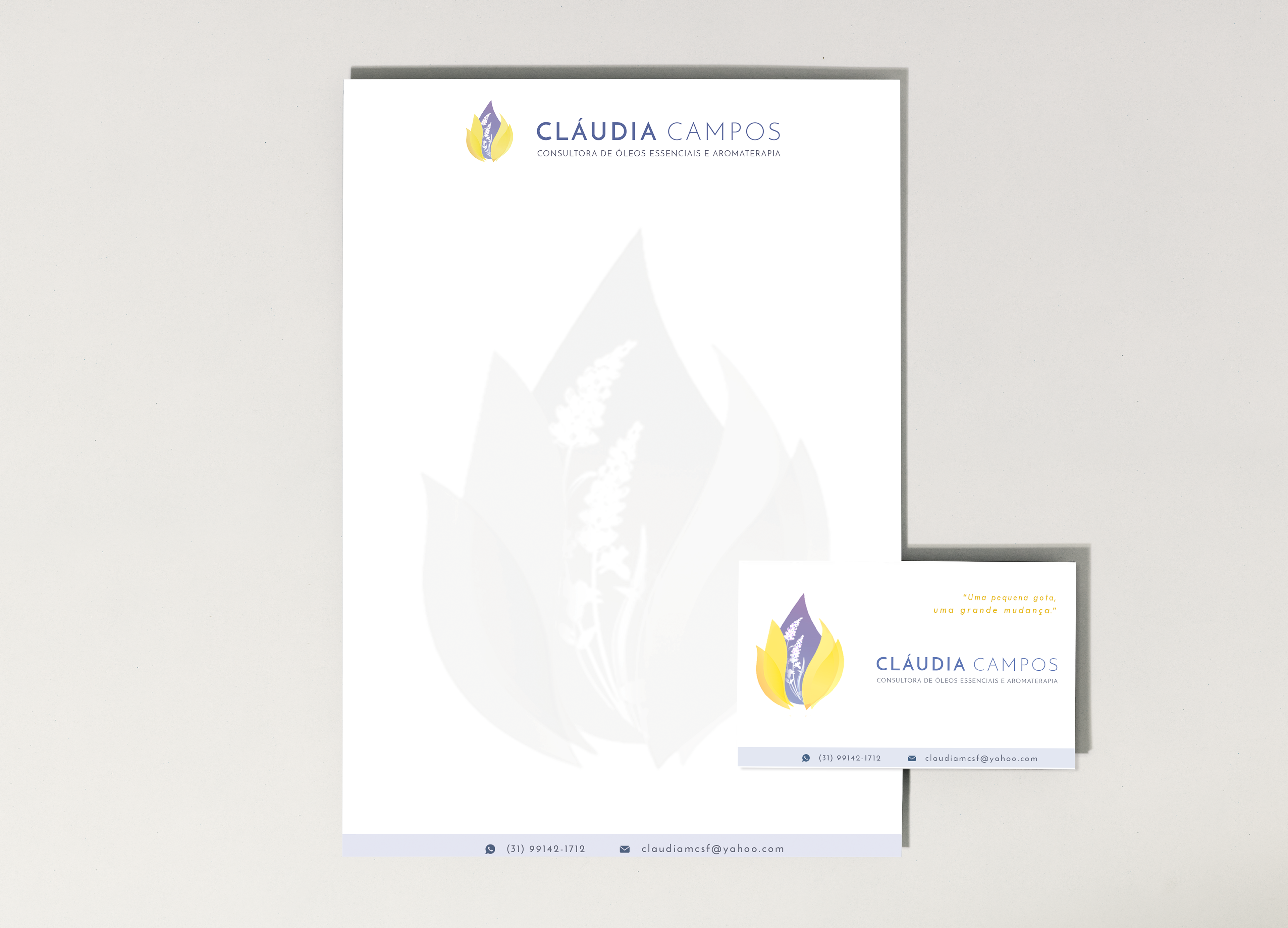 Template cartão e papel timbrado PSD por rawpixel.com