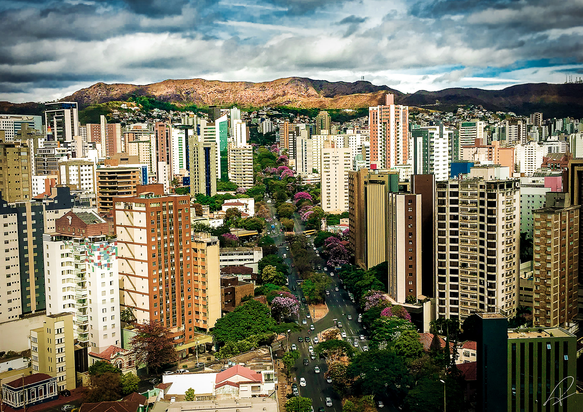 Vista da Avenida Afonso Pena - Belo Horizonte, MG - 2019