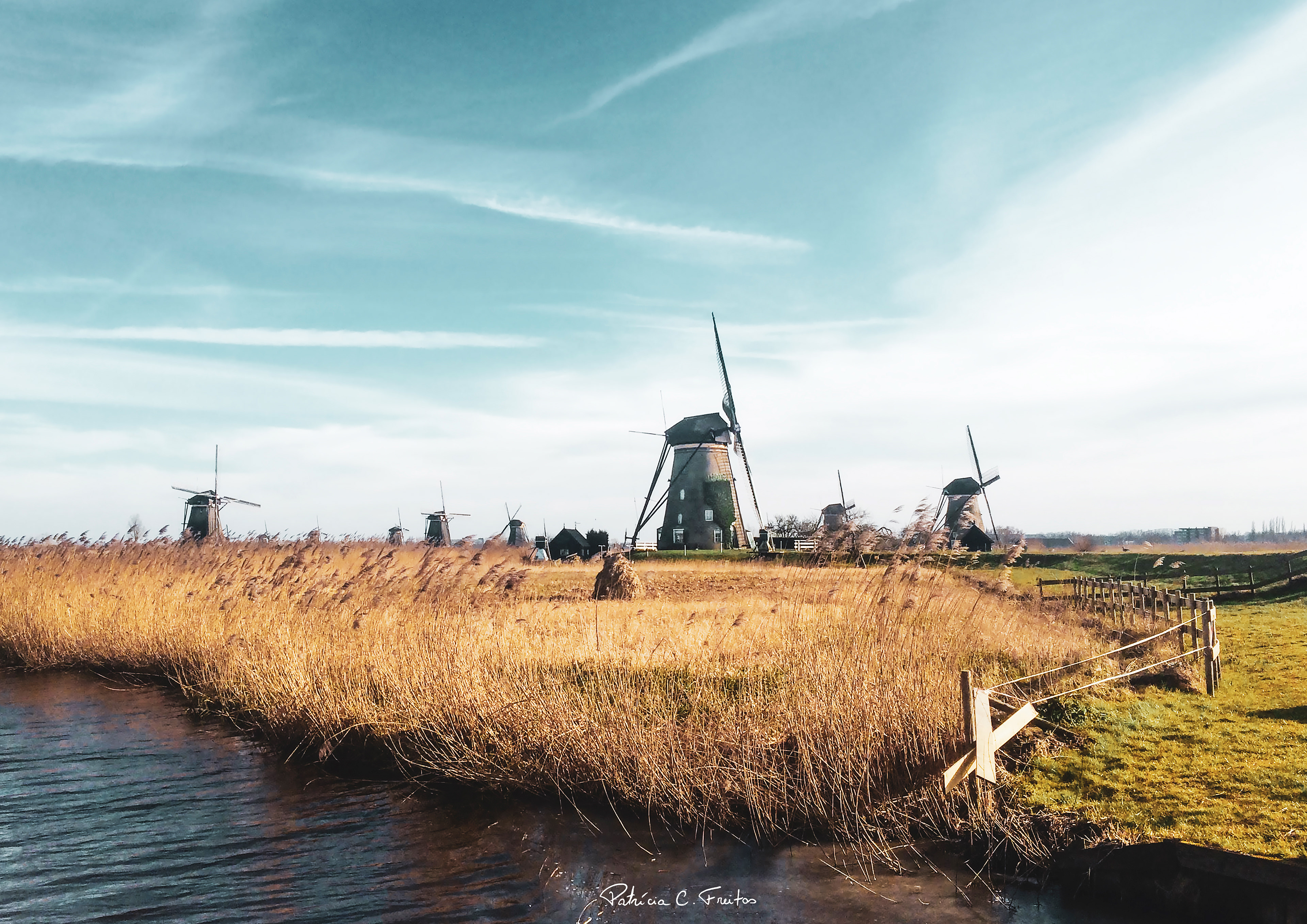 Moinhos de Kinderdijk - Molenwaard, Holanda - 2018