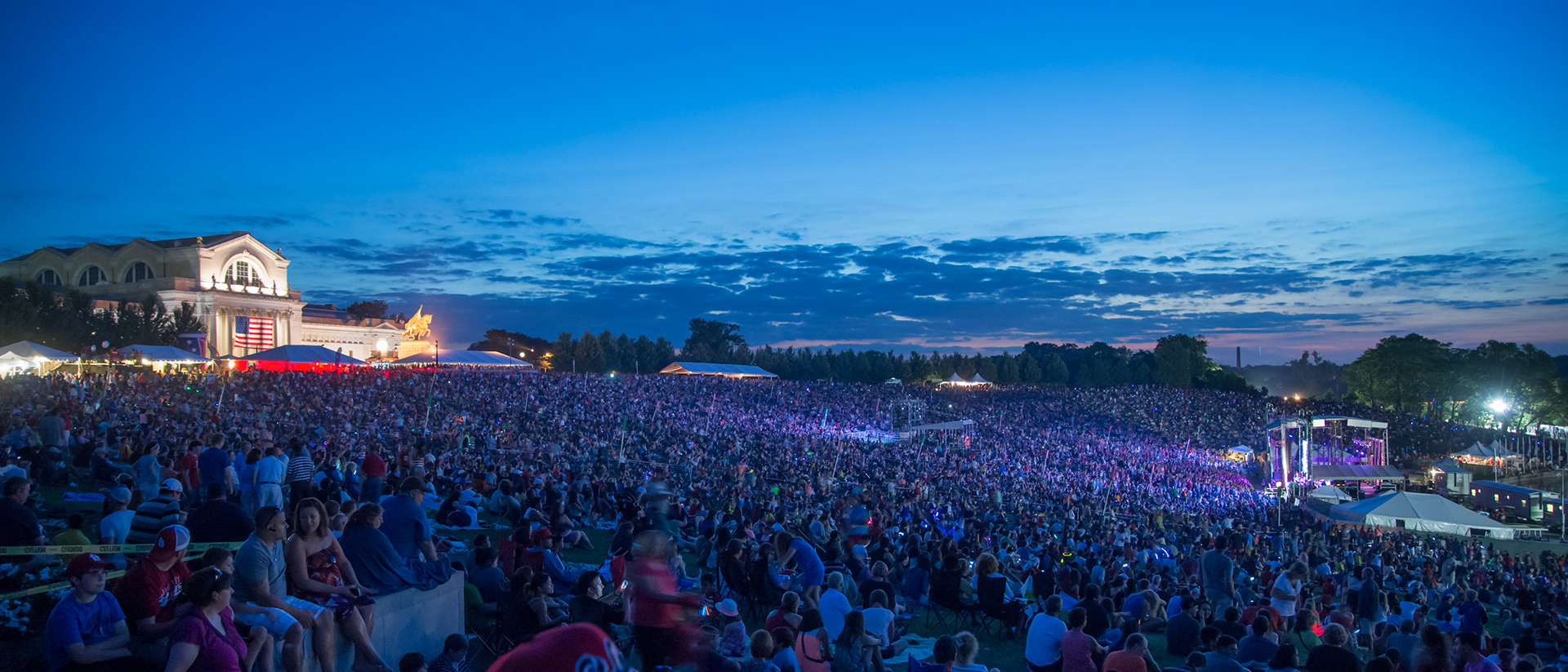 Fair St. Louis in Forest Park on July 4, 2014.