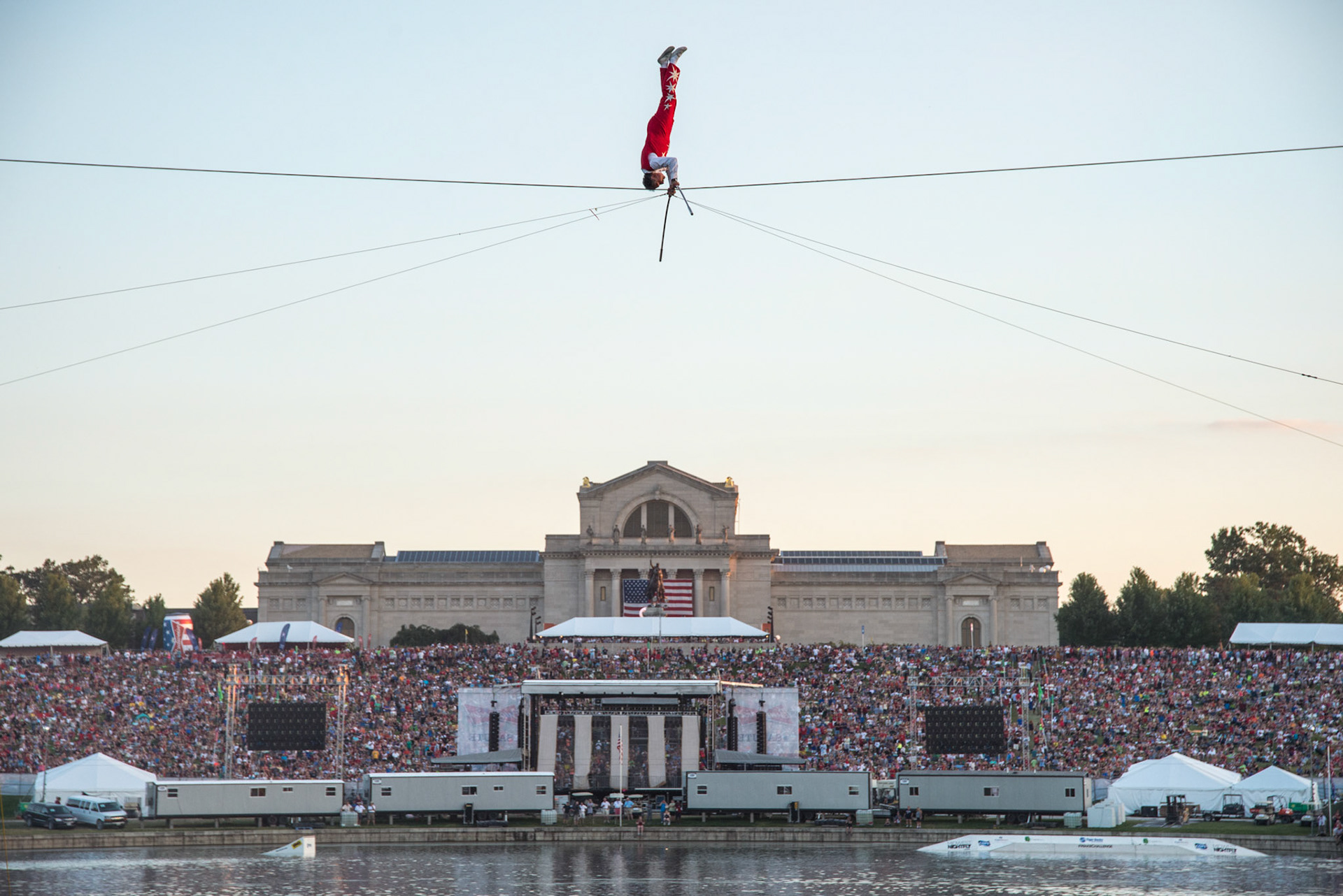 Fair St. Louis in Forest Park on July 4, 2014.