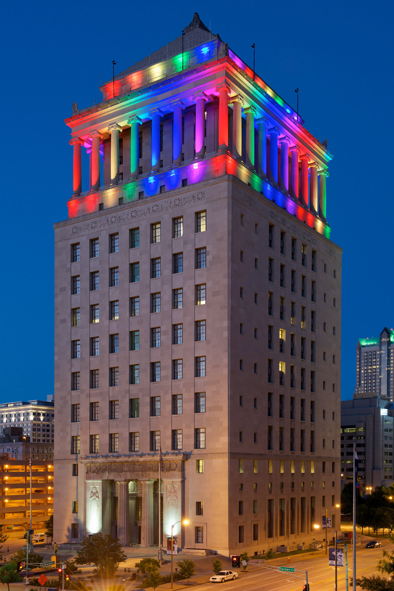 The Civil Courts building in downtown St. Louis on June 27, 2013.