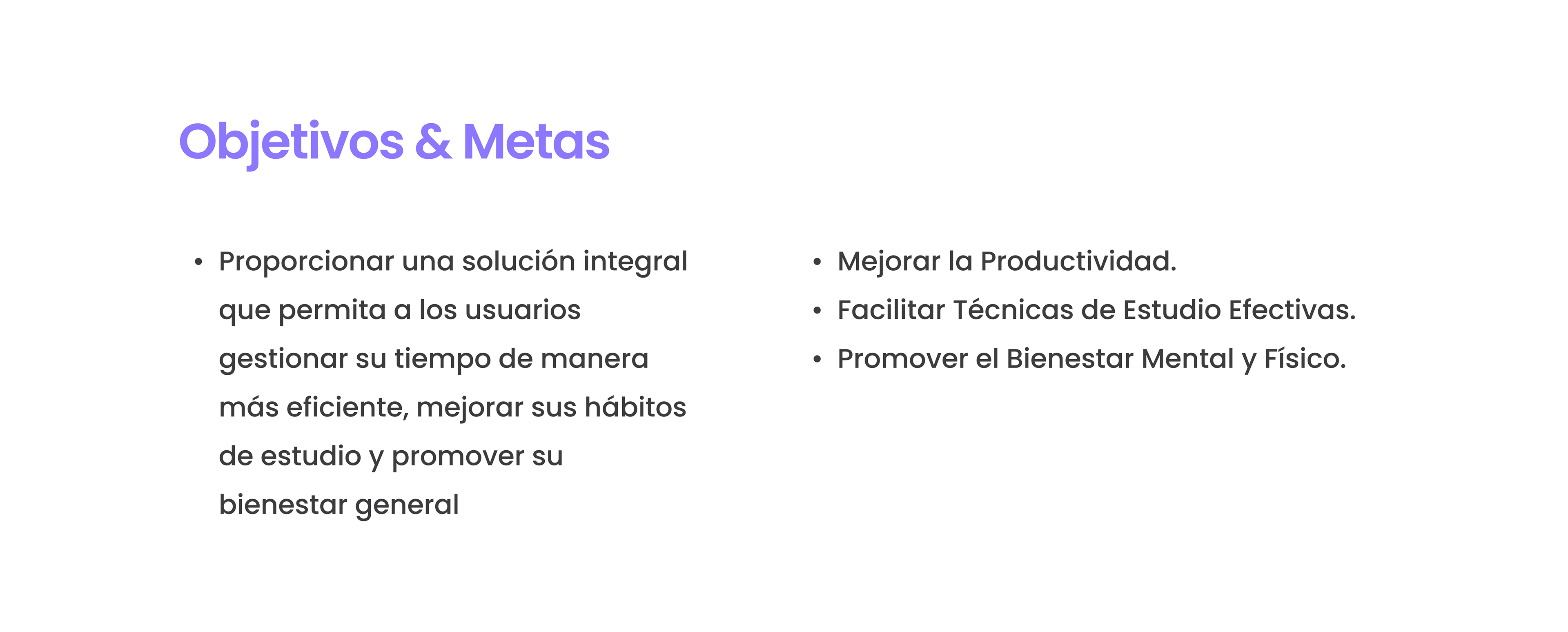 4. Objetivos y metas