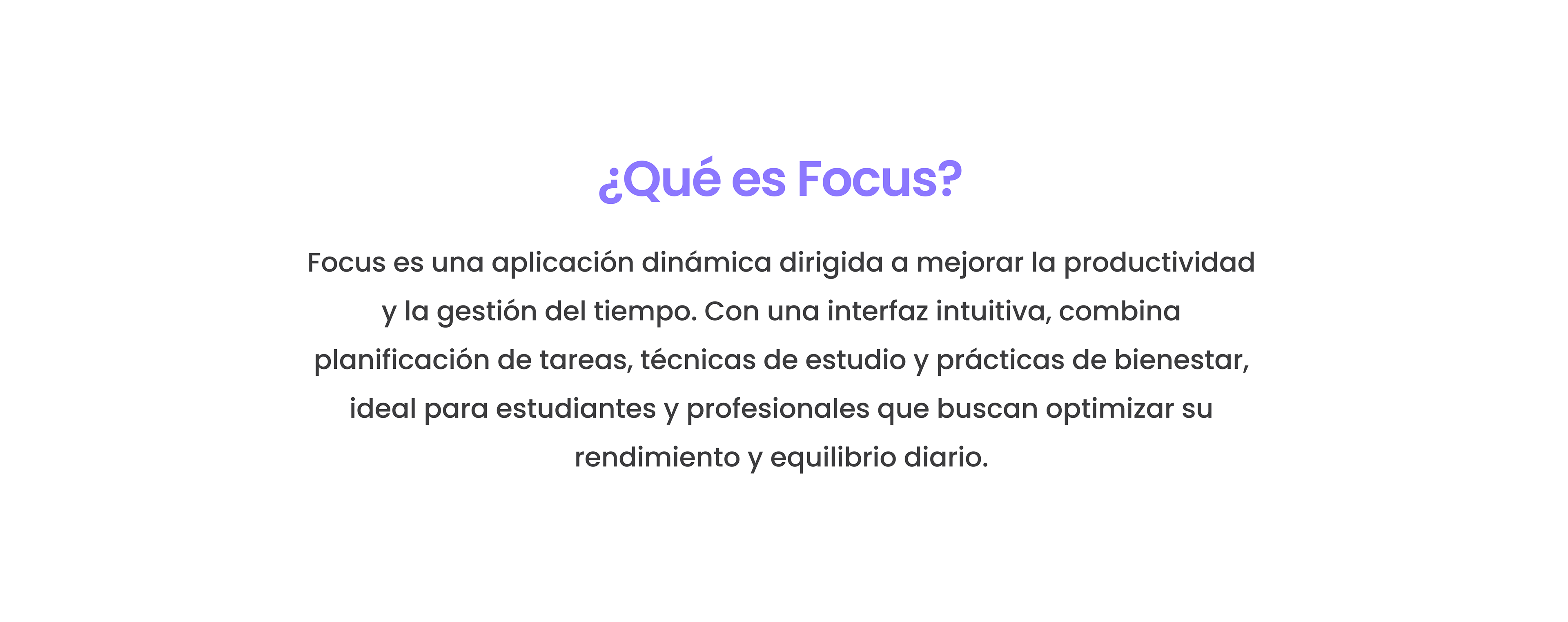 2. ¿Qué es Focus?