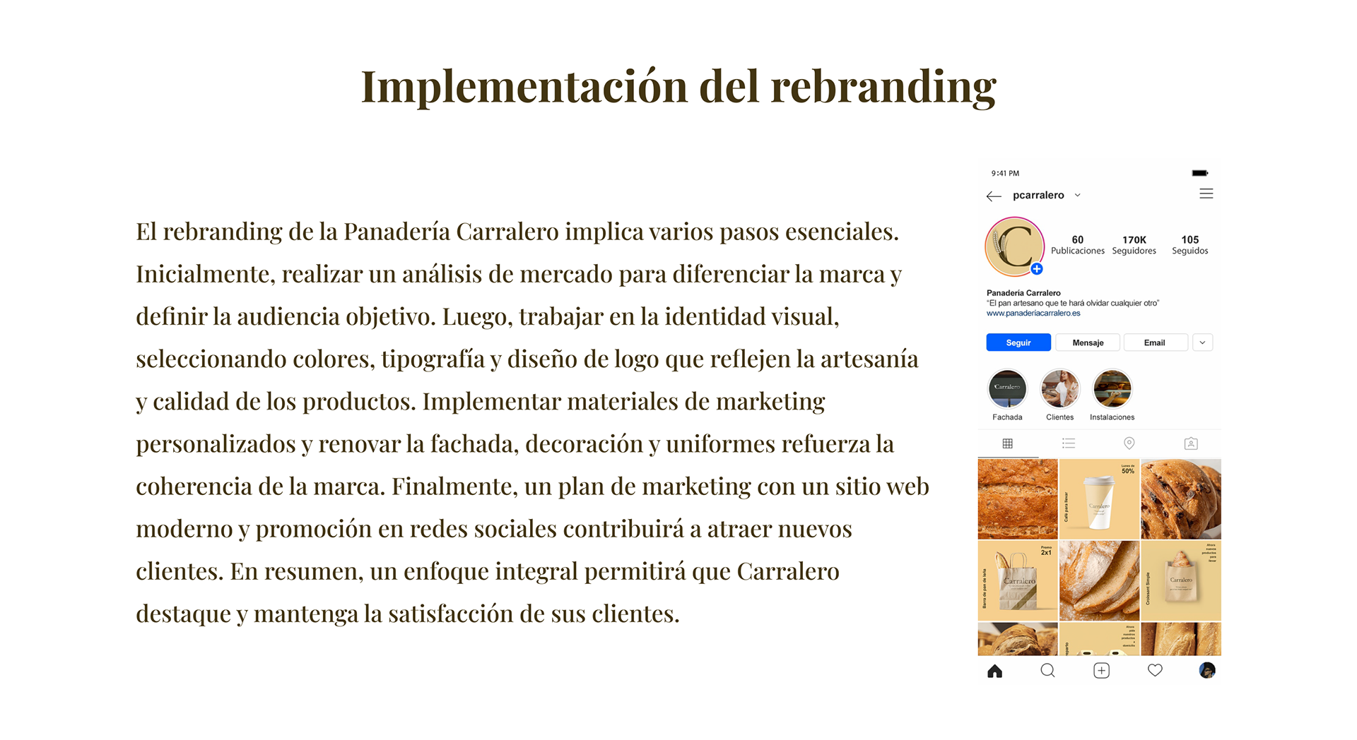 17. Implementación del rebranding