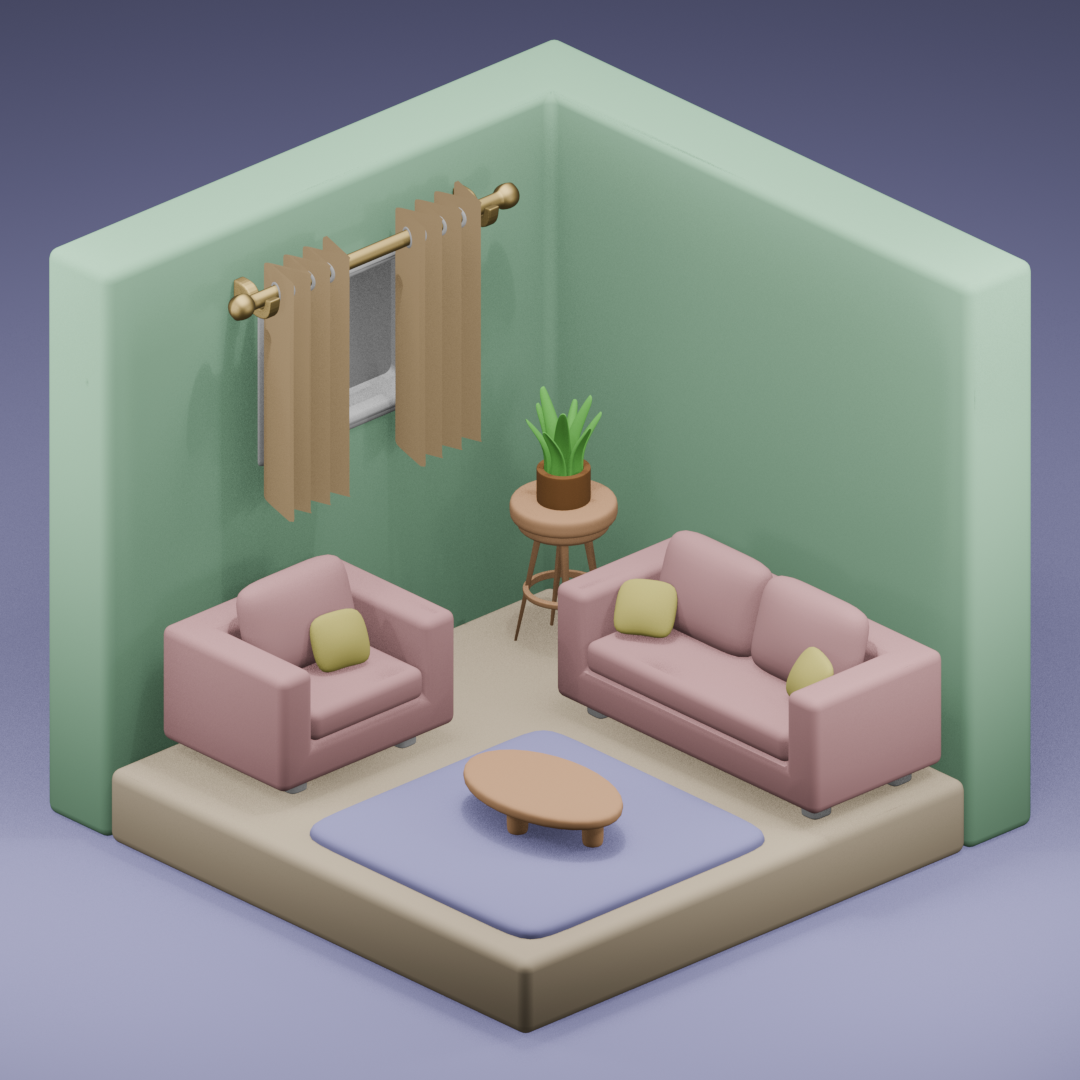 Further learning about Blender by following a tutorial.