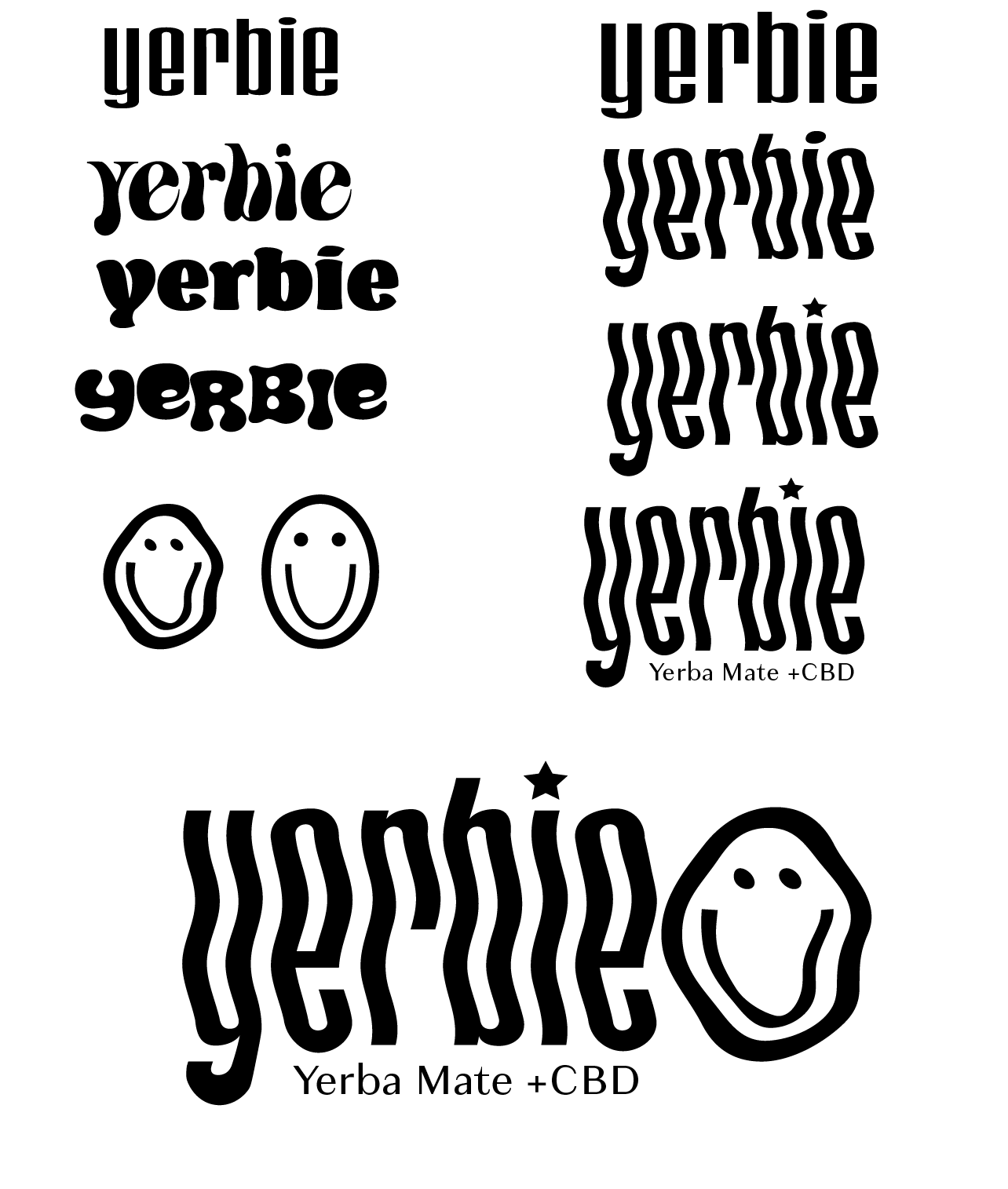 yerbie logo progression