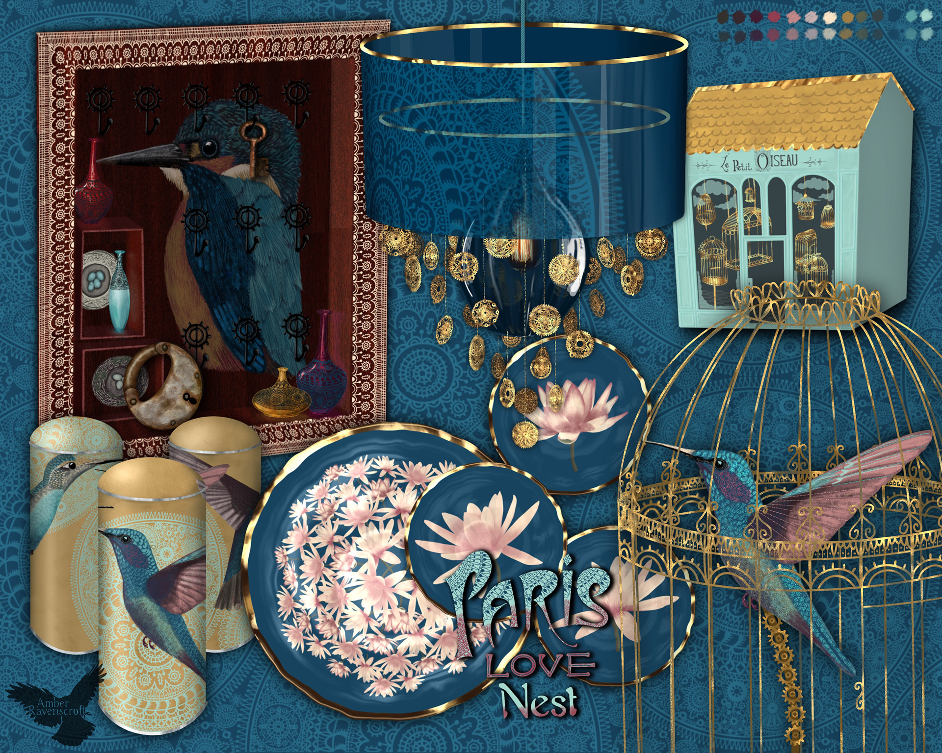 Home Décor Collection Paris Love Nest Selection