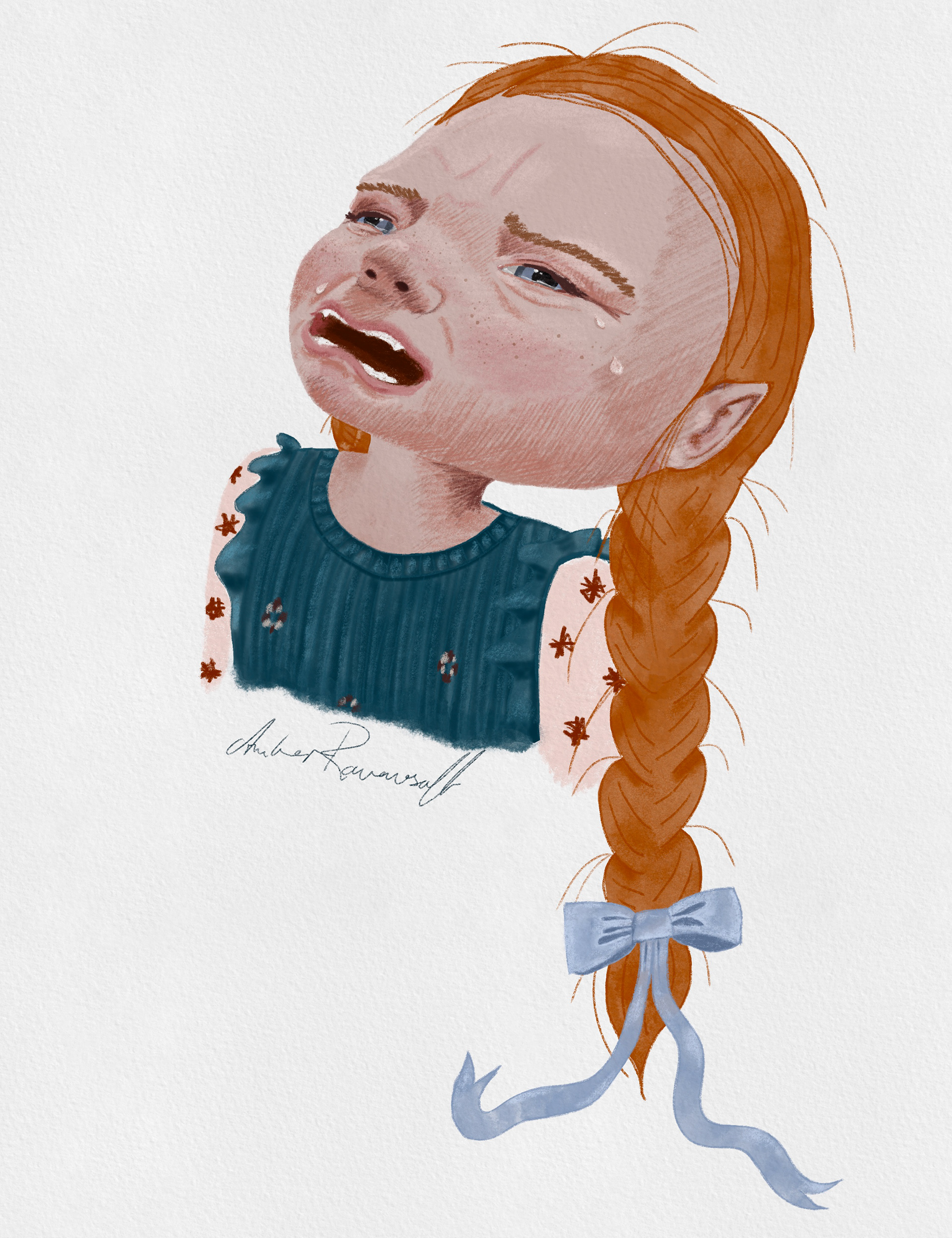 Poor little Florence crying