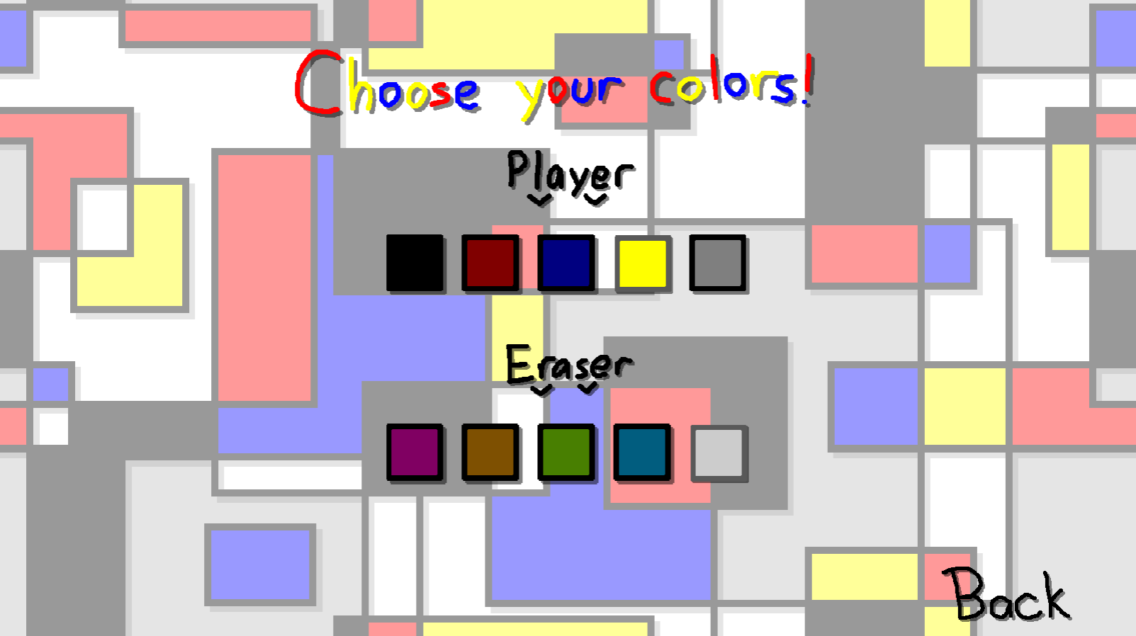 Customization options