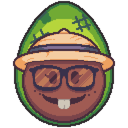 Annie doing the nerd emoji face