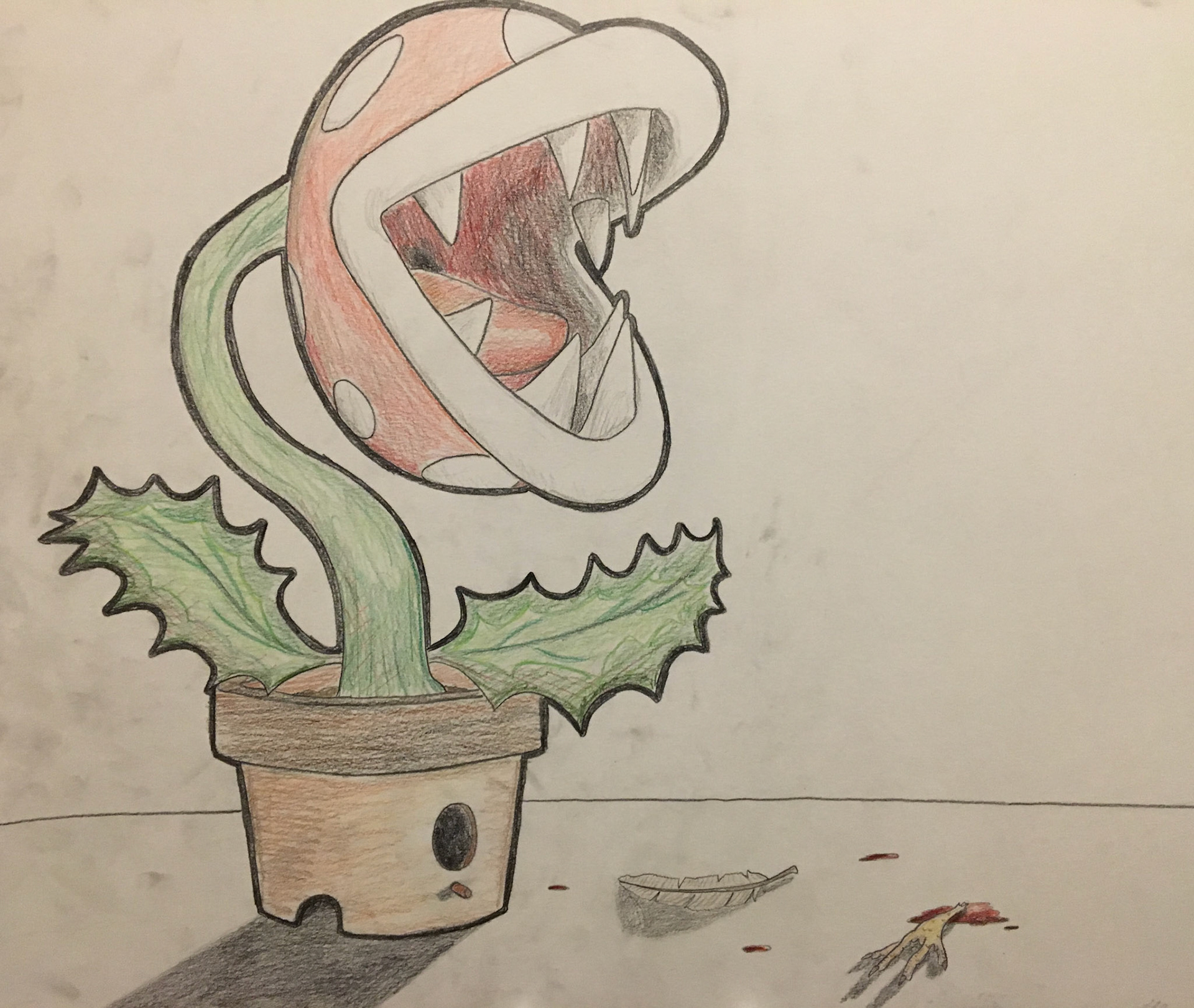 Piranha Plant Birdhouse (2018)