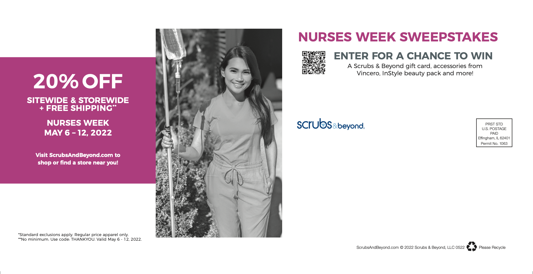 Nurses Week Postcard (Back)