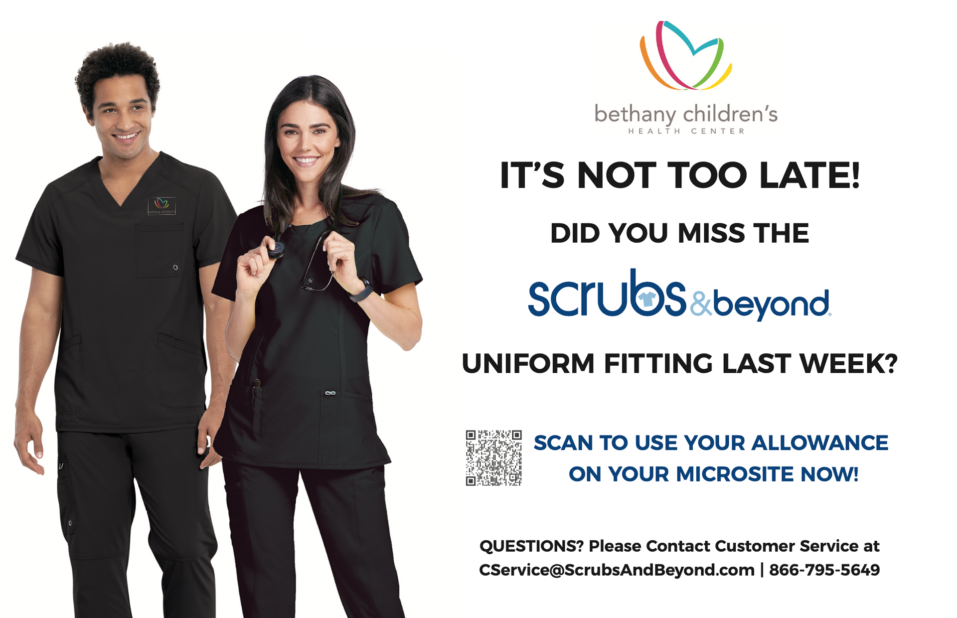 Outside Sale Uniform Fitting E-flyer