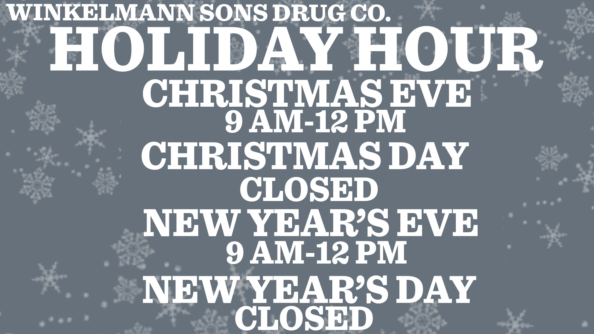 Holiday Hours (2020)