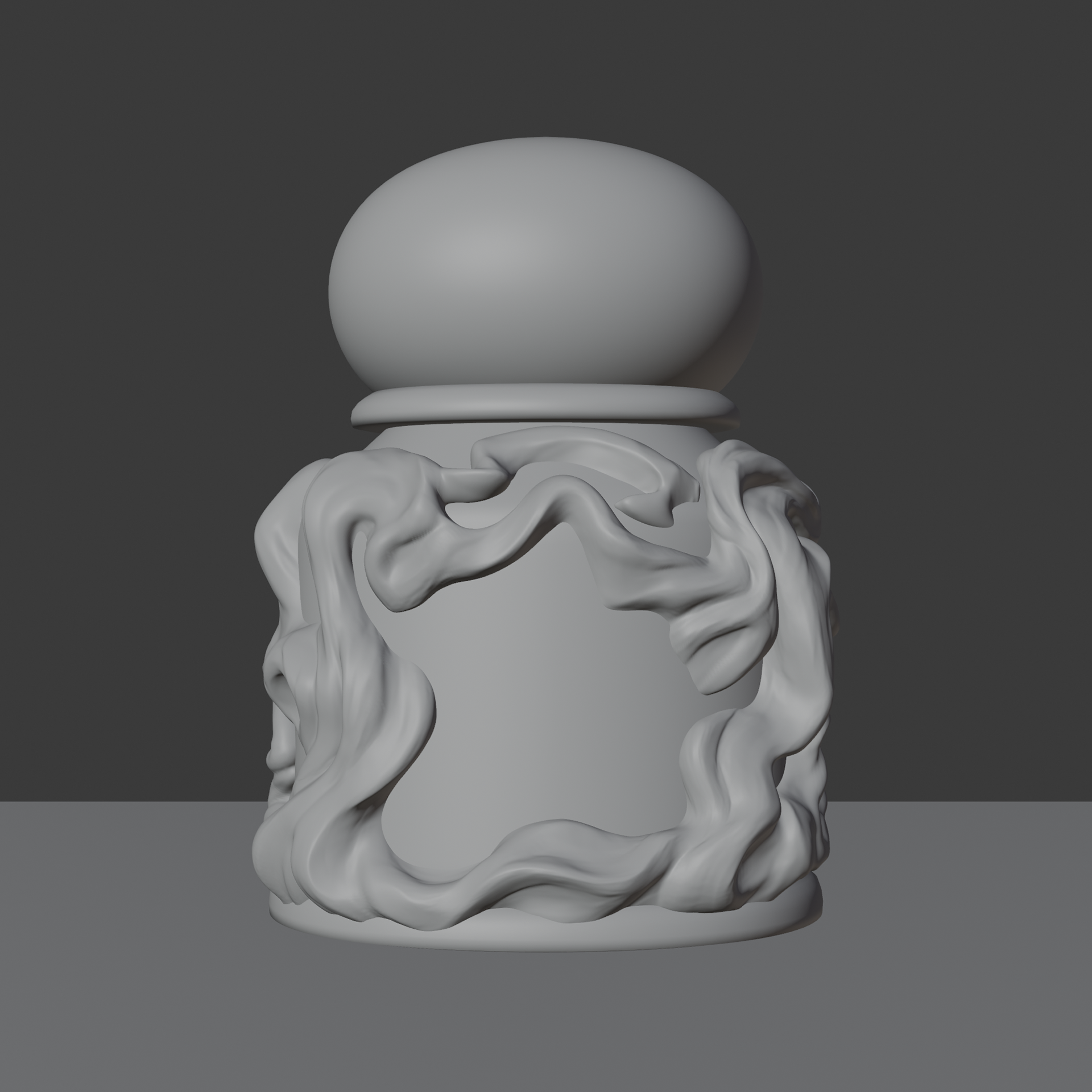 Workbench view in Blender.
