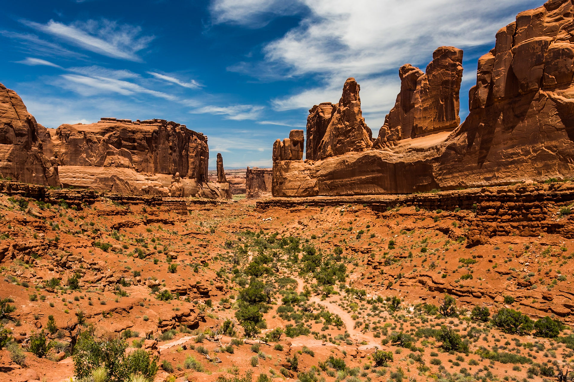 Peering into Arches
