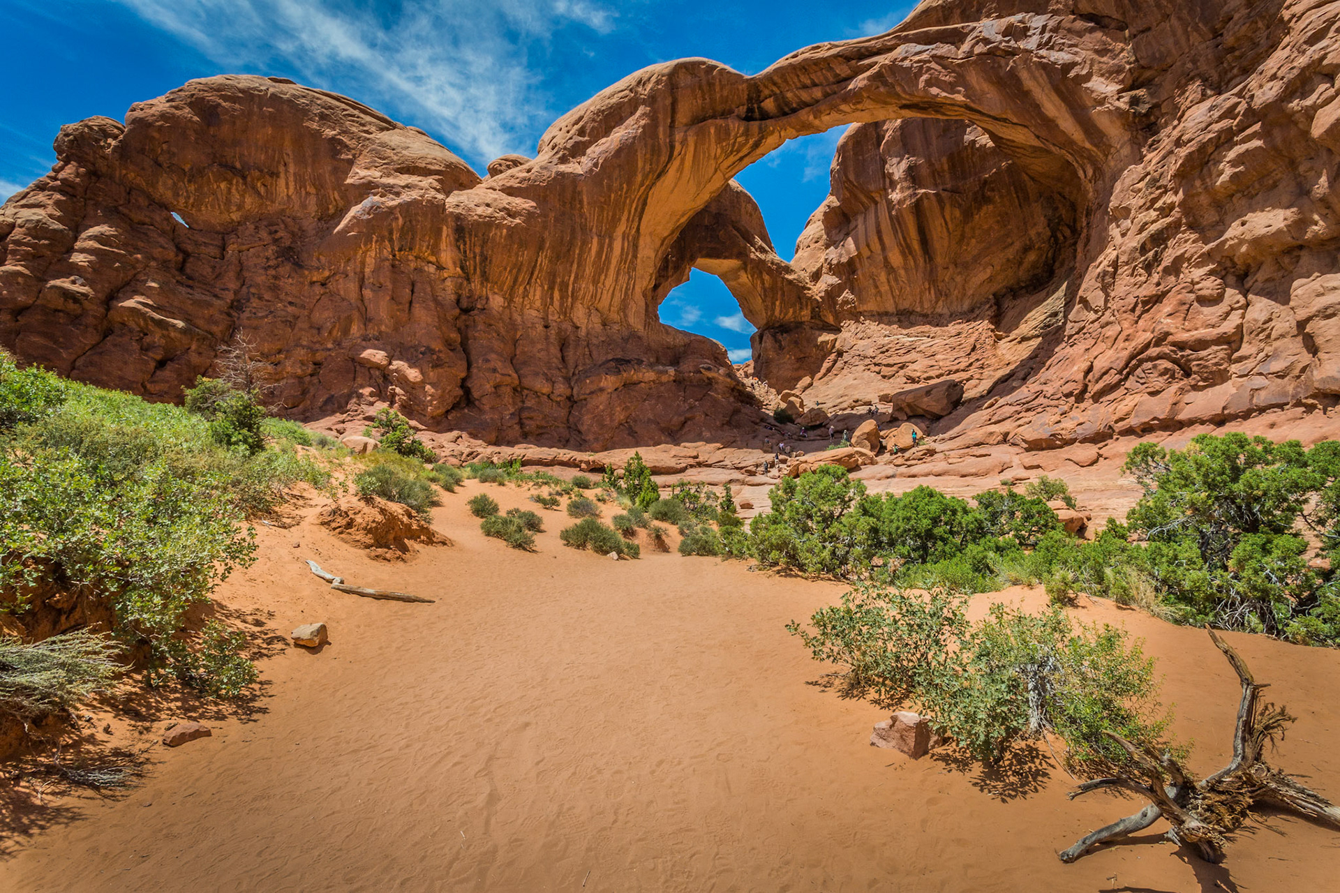 Utah, Arches national park, double arch