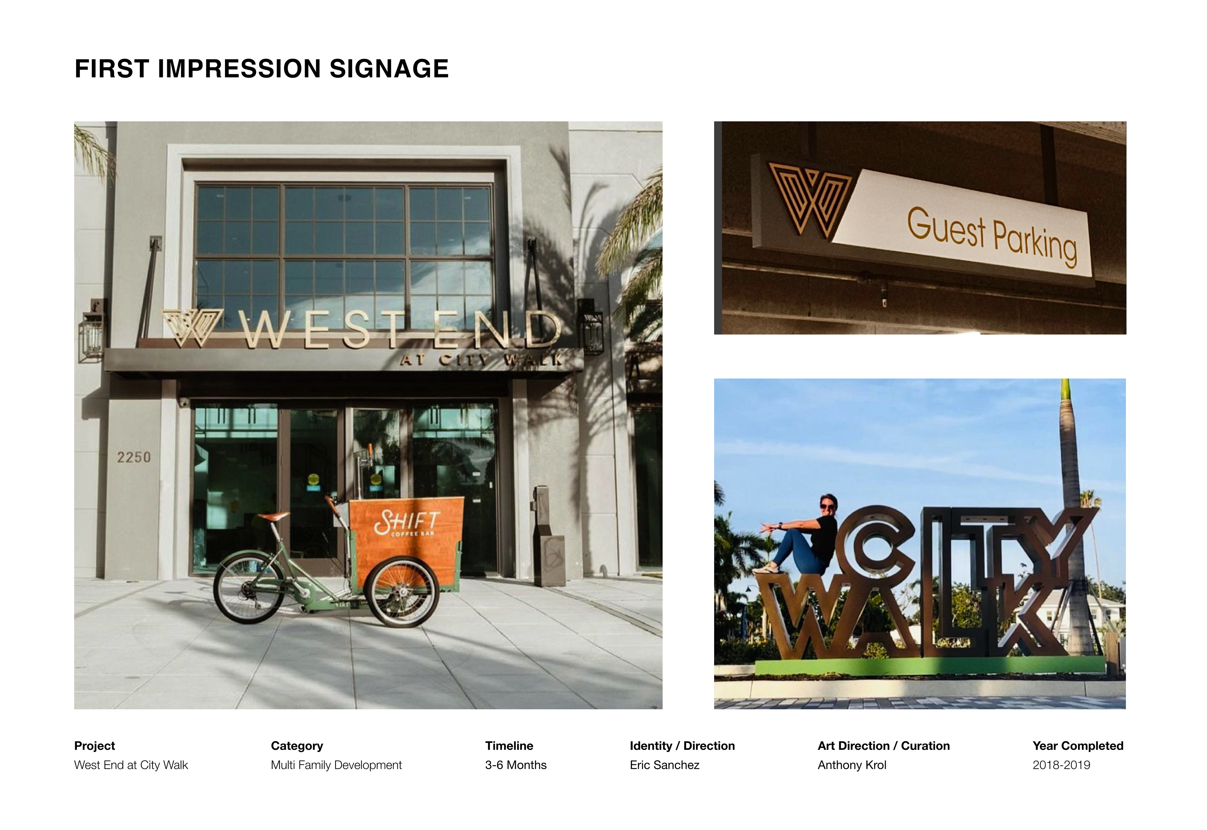 First Impression Signage