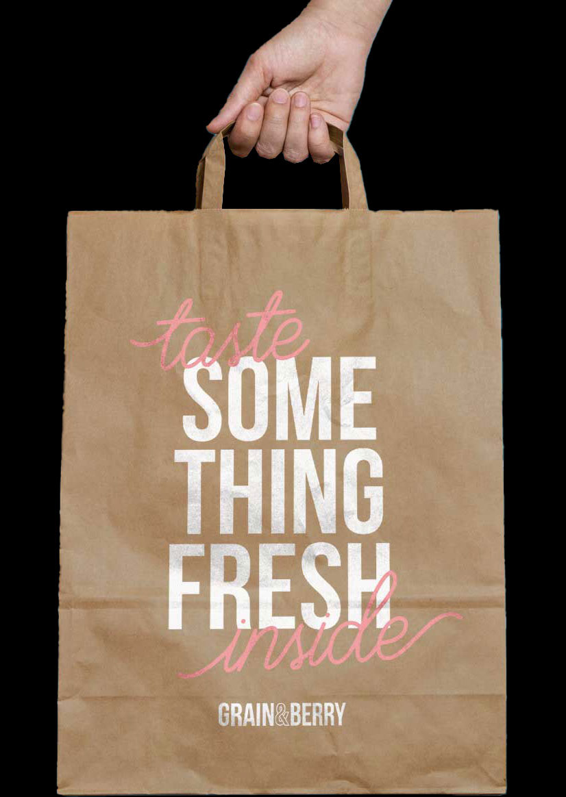 Eric Sanchez at MADEBYESCS | Logo Designer, Responsive Identity Mark, Website Design, Creative Direction for Grain and Berry Cafe - National