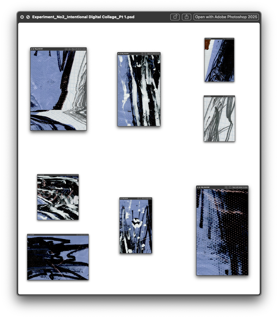 Experiment No2: Mix Media / Scans / Direction by Eric Sanchez @madebyescs @Ellustrative