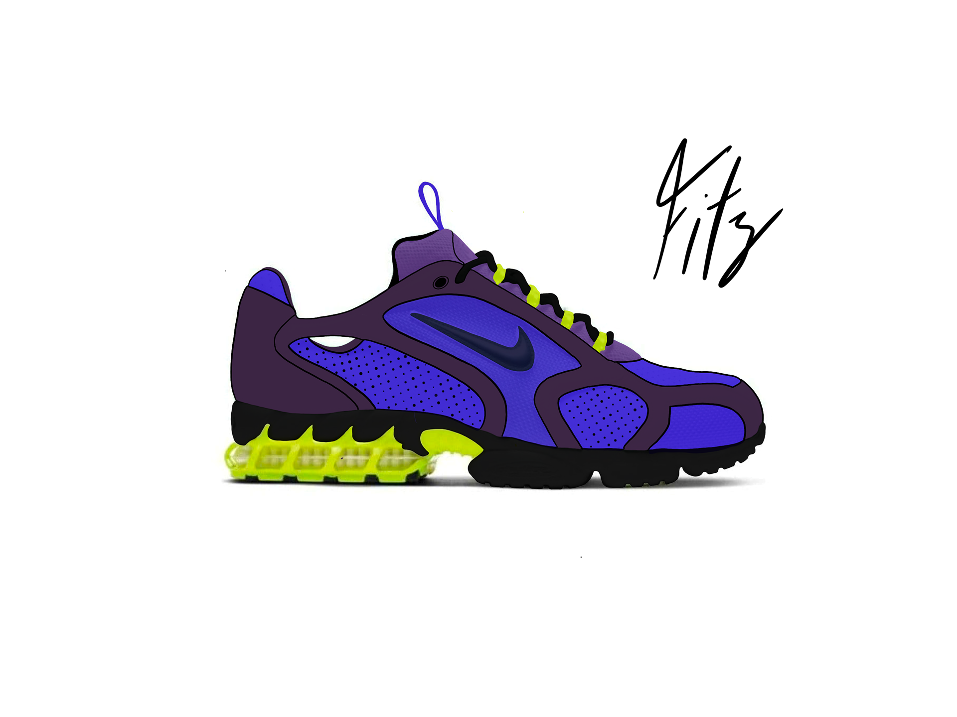 FITZ - Nike Blueberry Slime Zoom