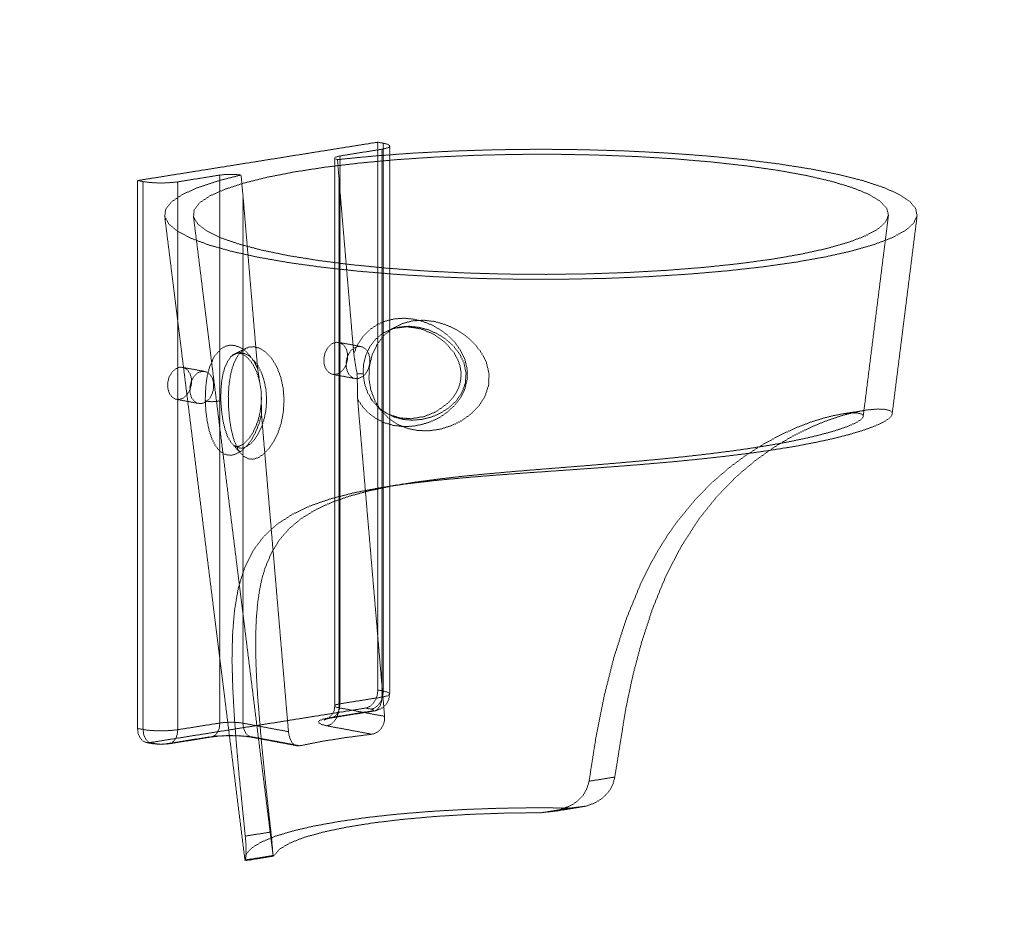 Rebuilt spare part-Hair dryer holder