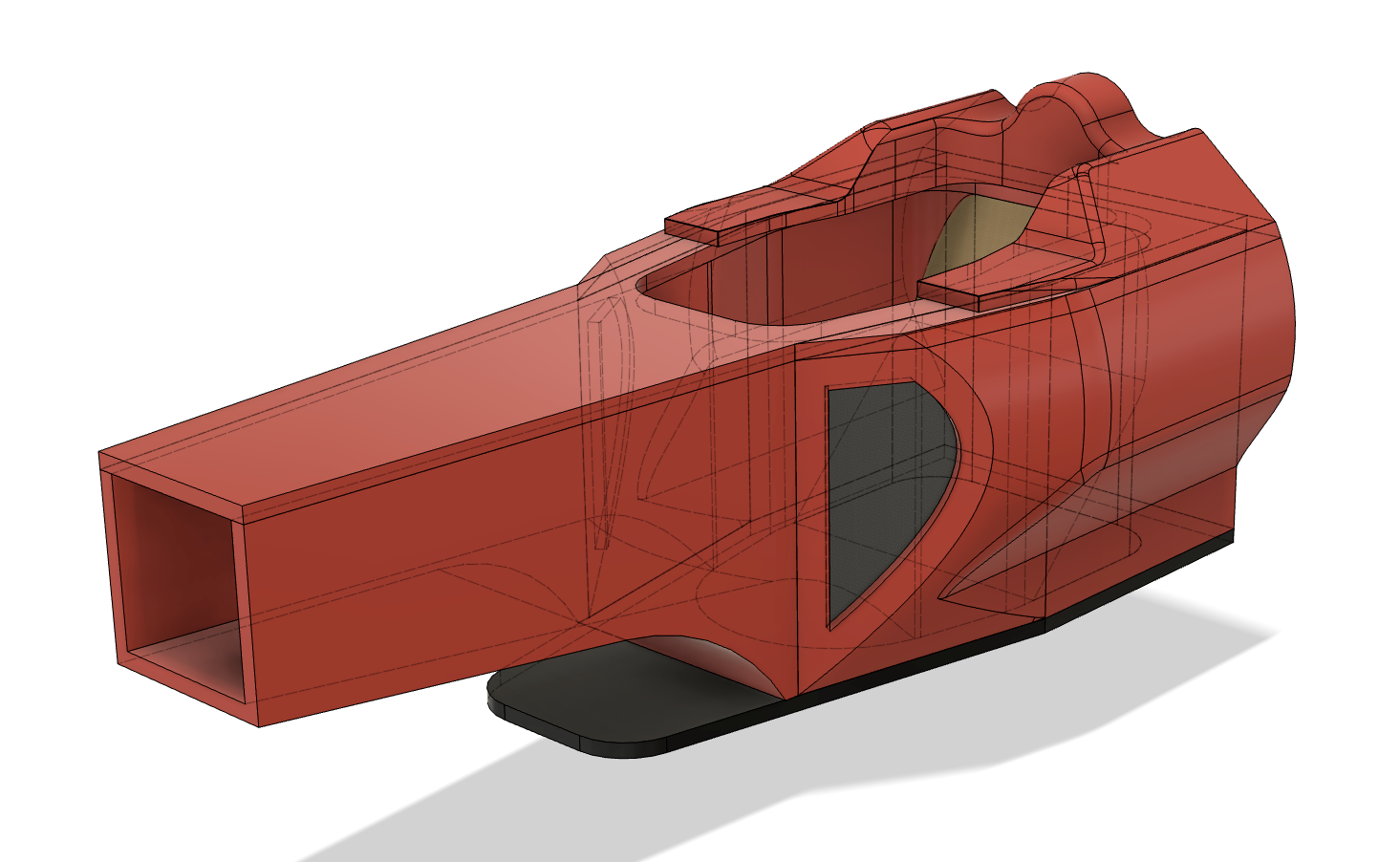 F1 monocoque display model