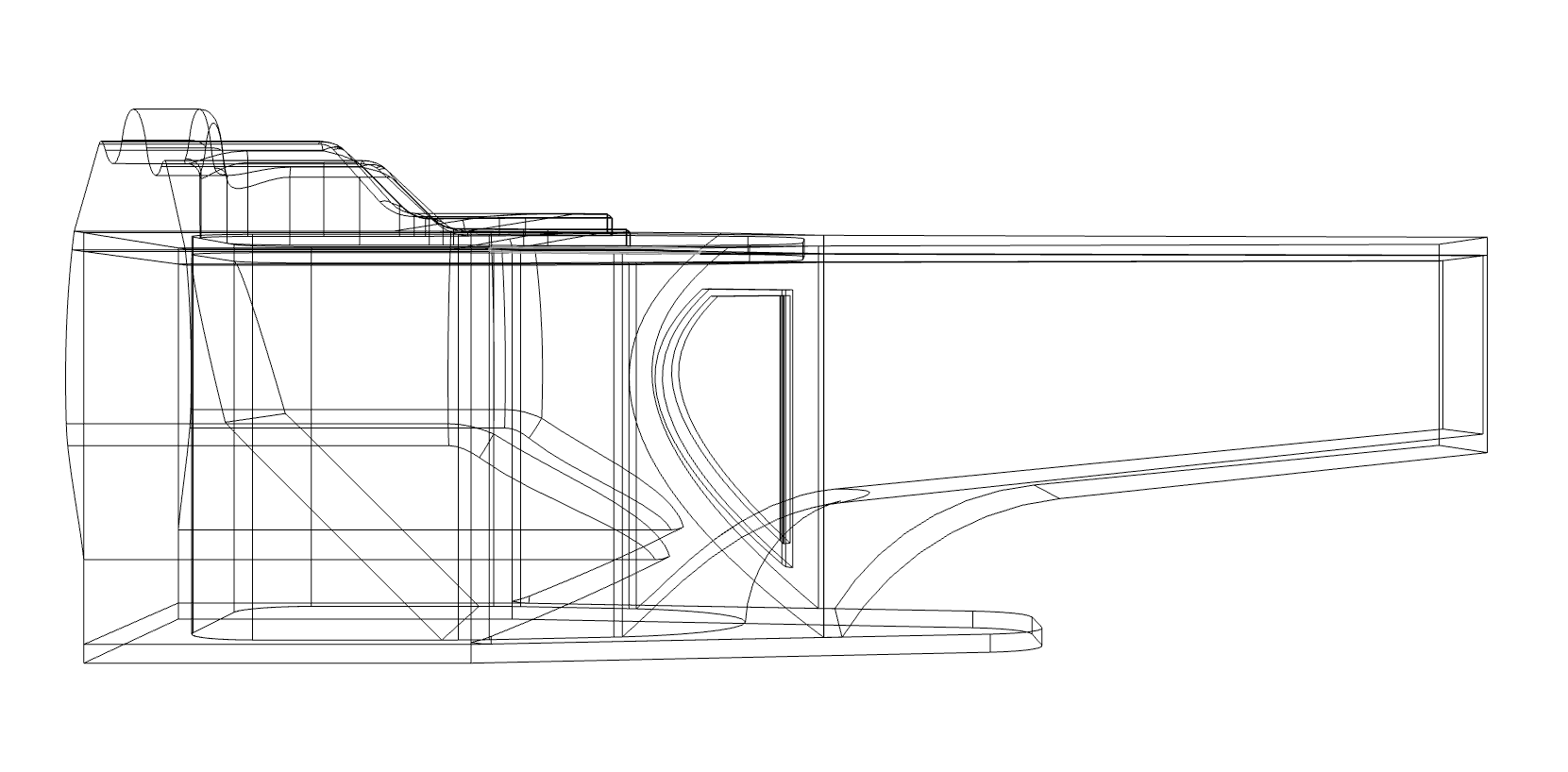 F1 monocoque display model