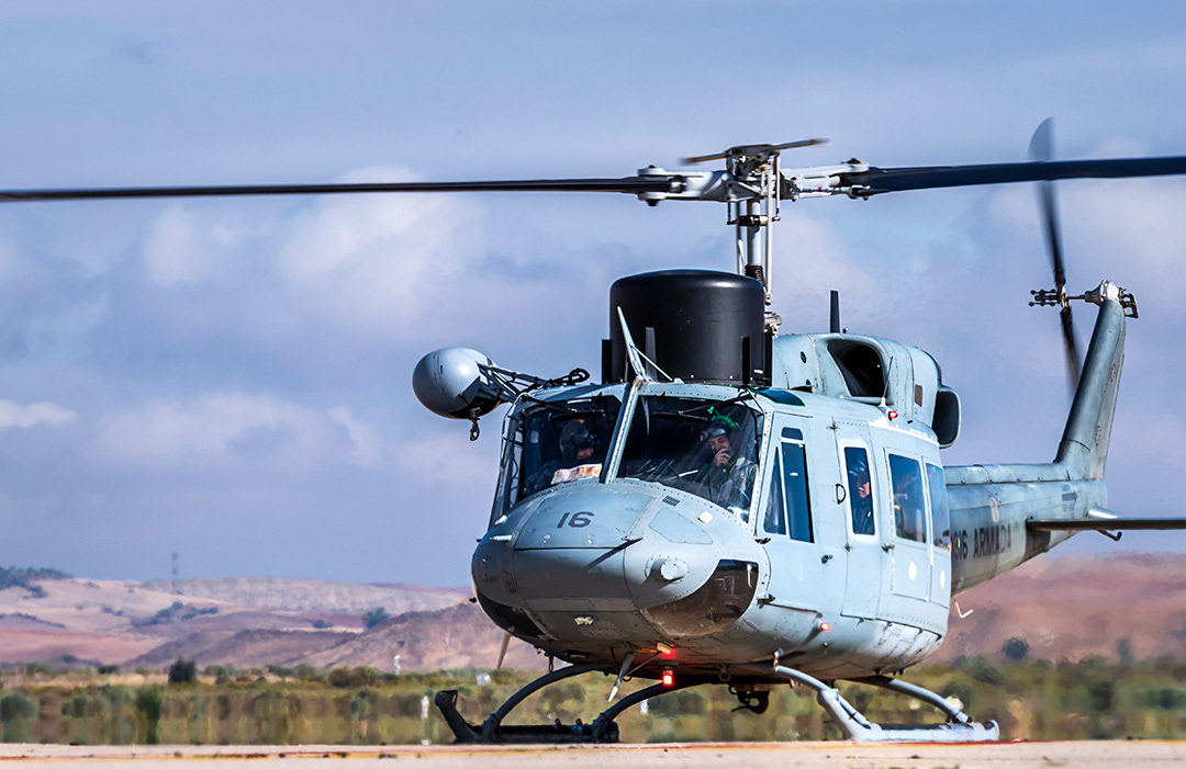 AB 212 of the 3th Aircraft Squadron of the Spanish Navy.