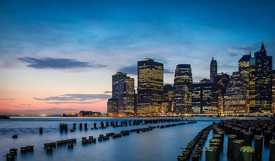 Manhattan from Brooklyn Park. 