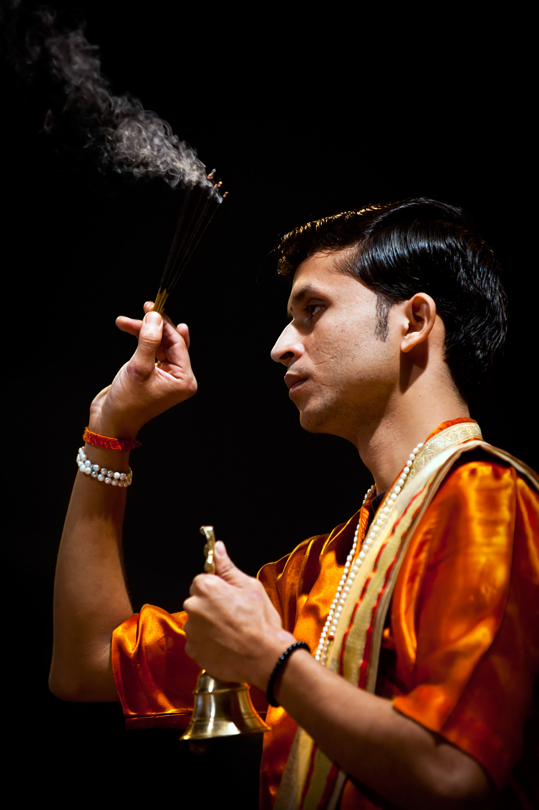 'Ganga artii' ceremony in Dasaswamedh Ghat, Varanasi. 