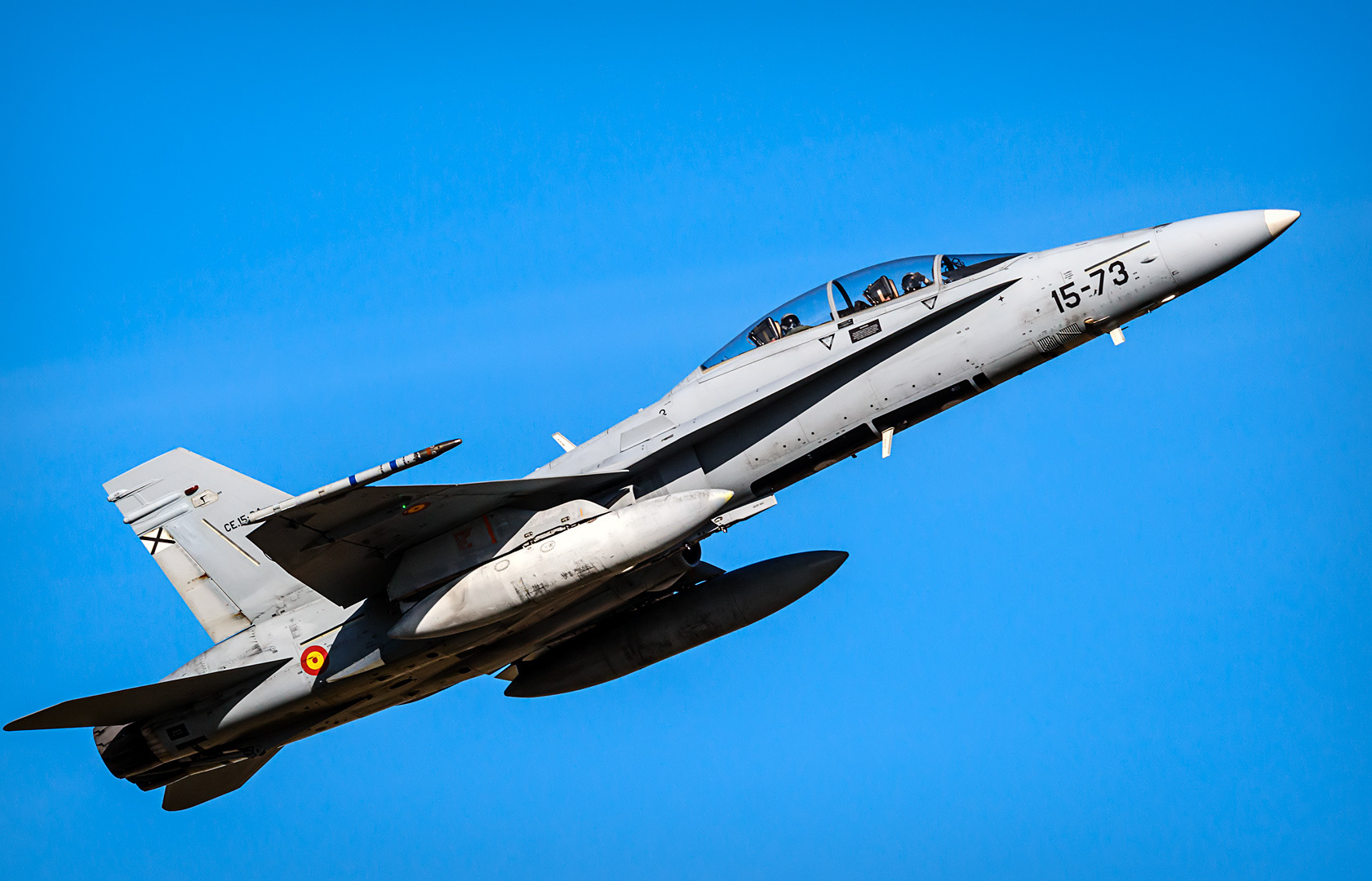 Spanish McDonnell Douglas F18 Hornet.