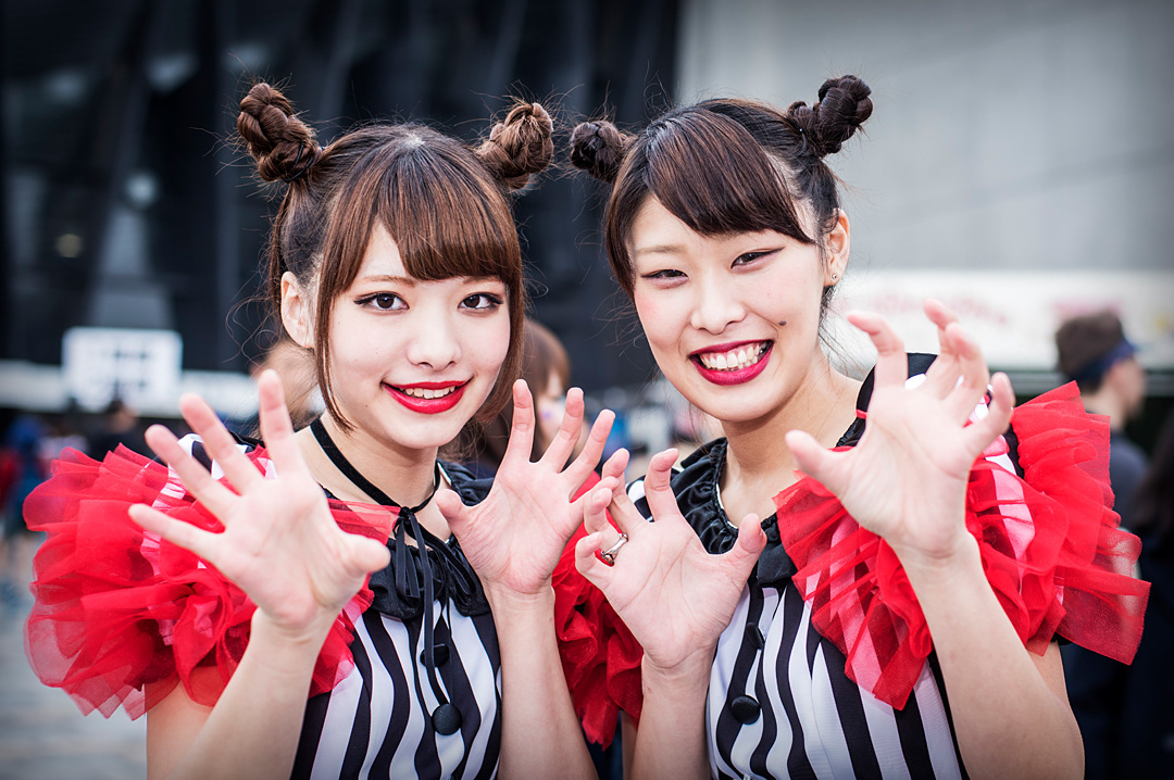 Cosplay Zeku girls in Harajuku.