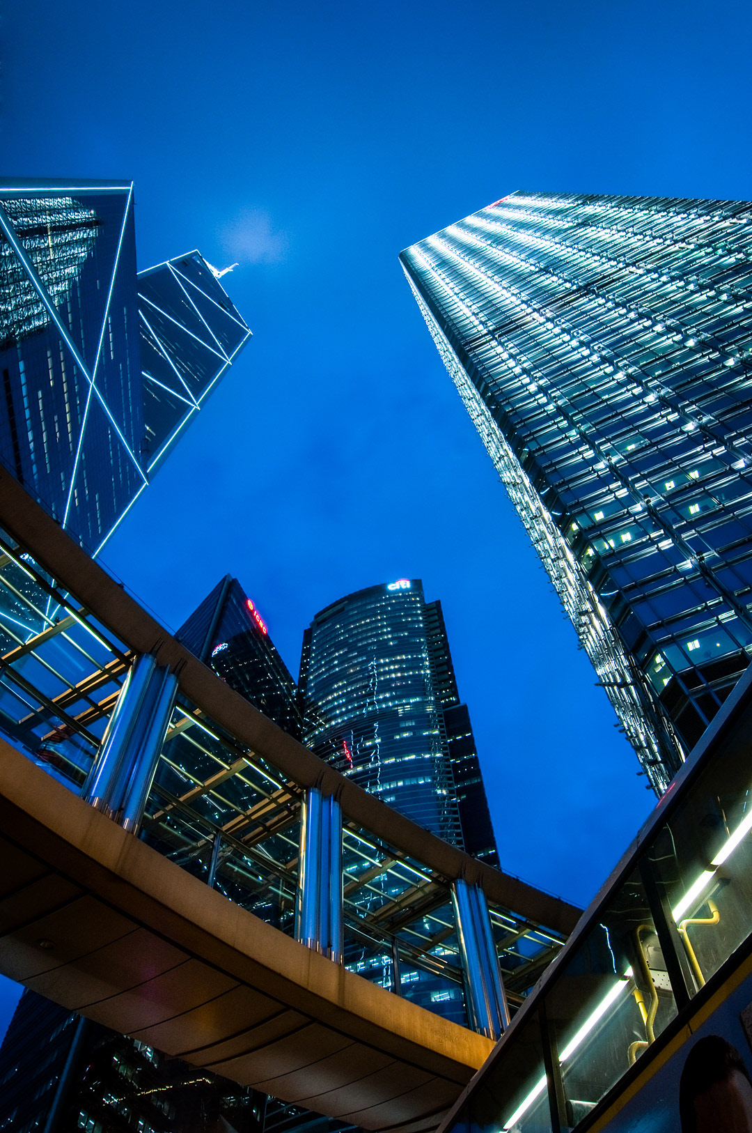  Skyscrapers in Central Hong Kong. 