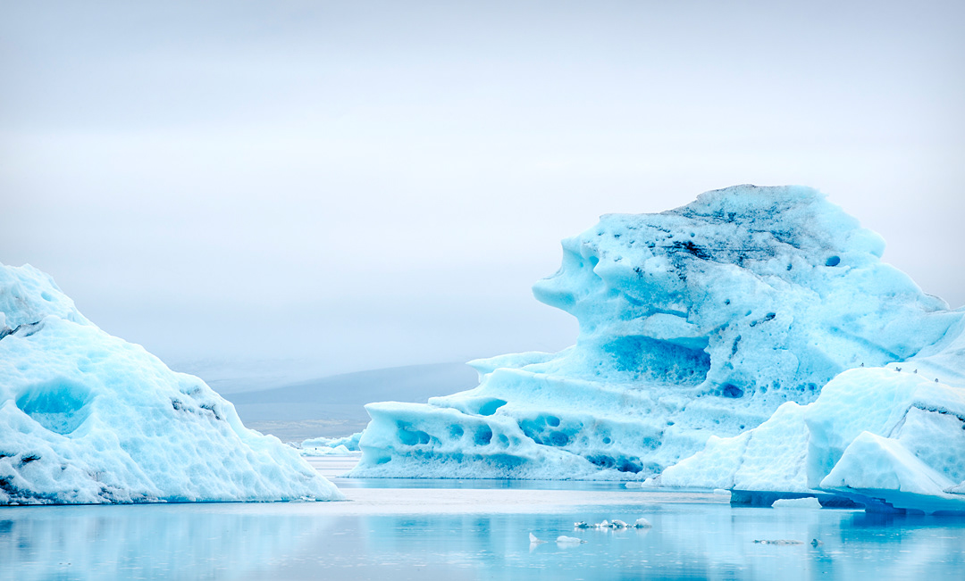 Jökulsárlón lake.